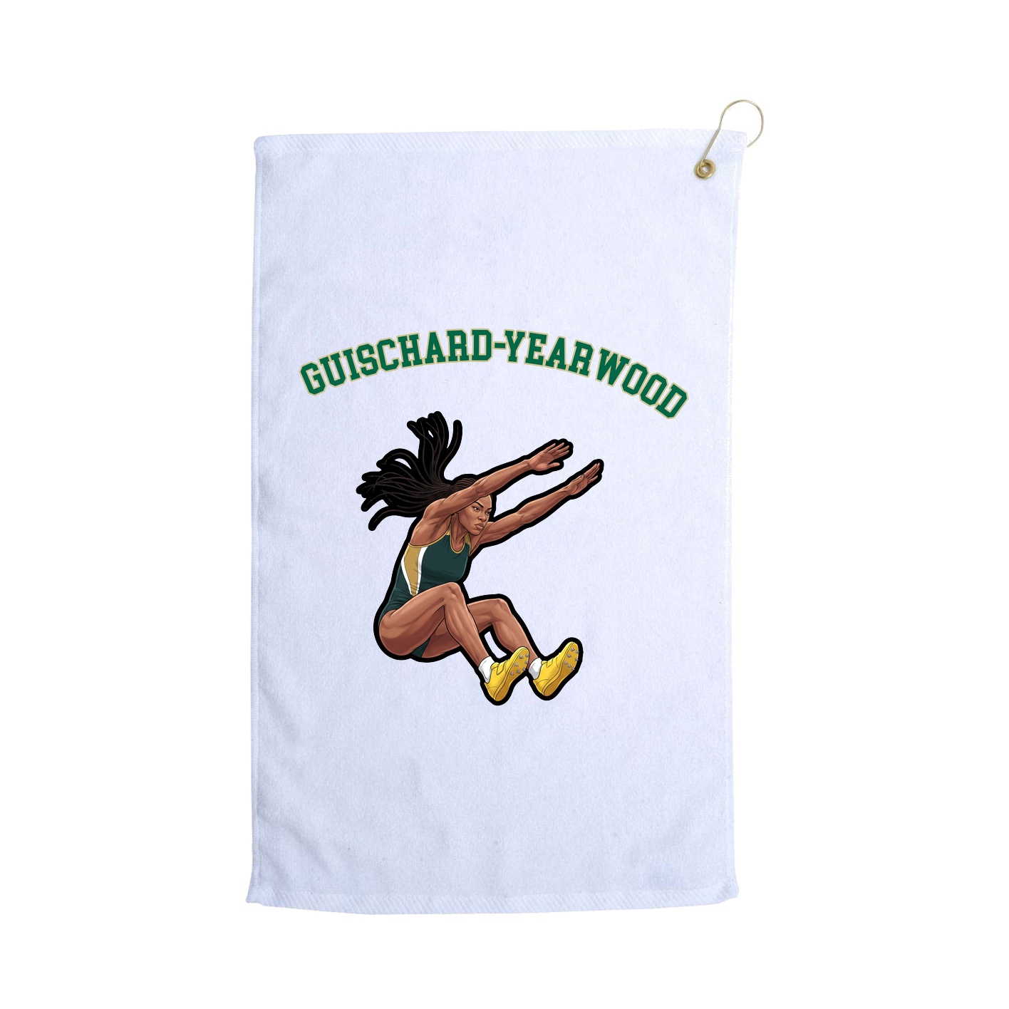 Golf Towel — Shirsey Arch in White
