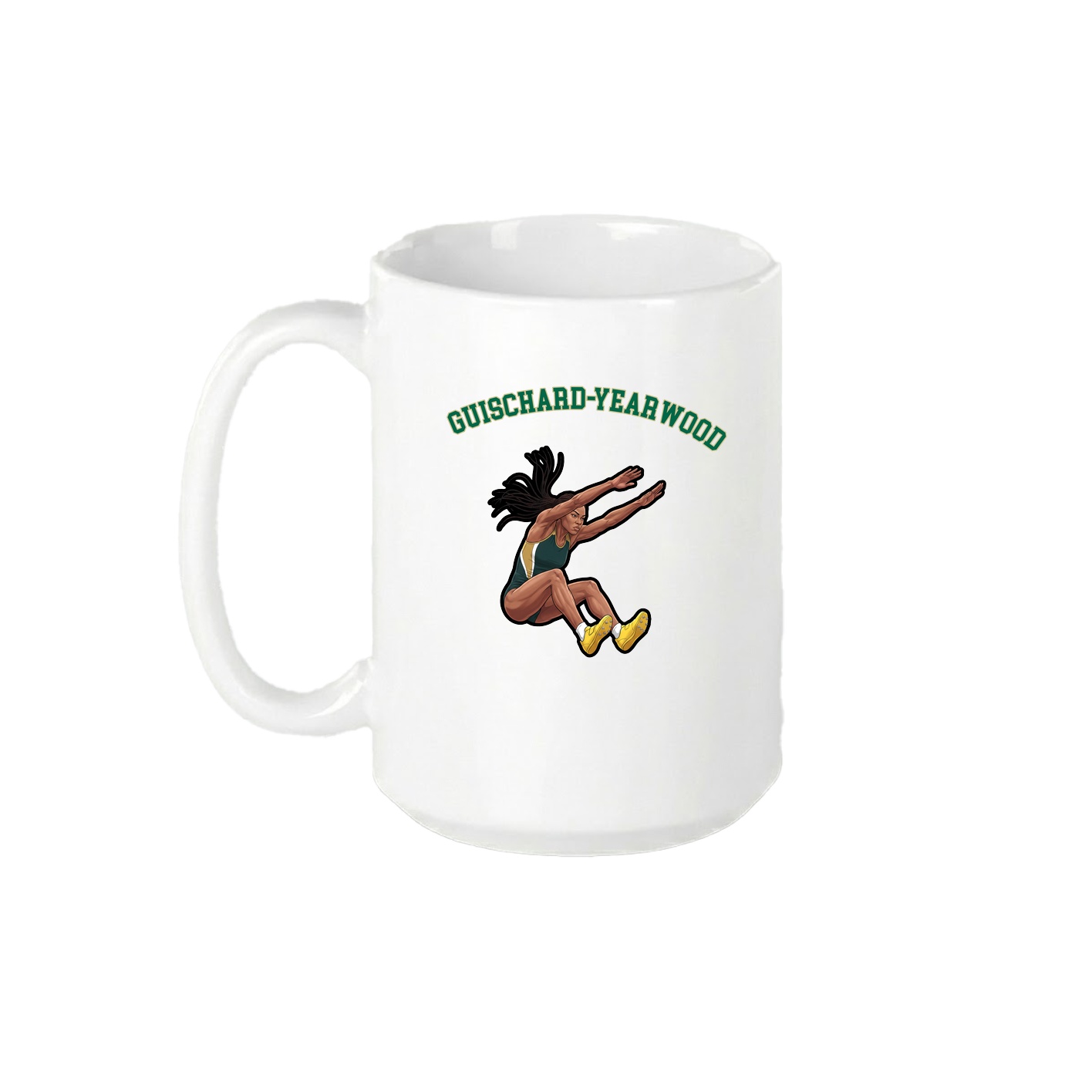 15oz Coffee Mug — Shirsey Arch in White