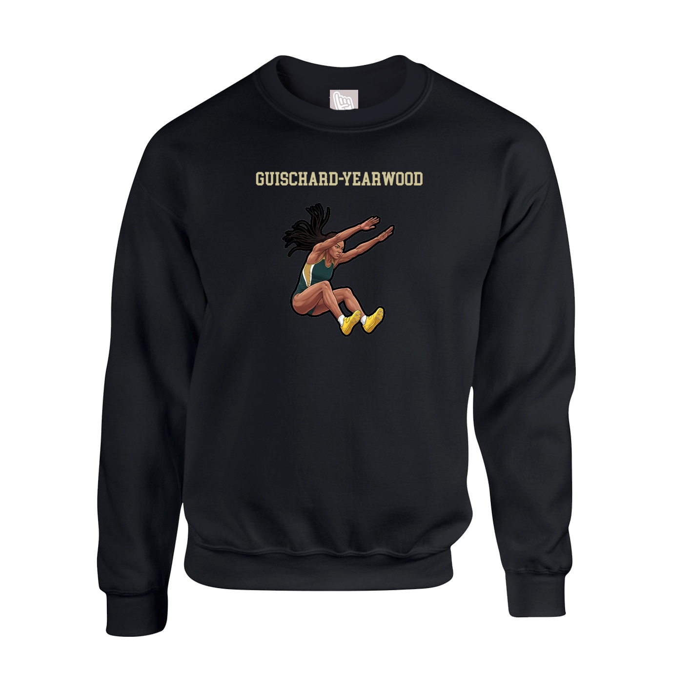 Fleece Crew — Shirsey in Black