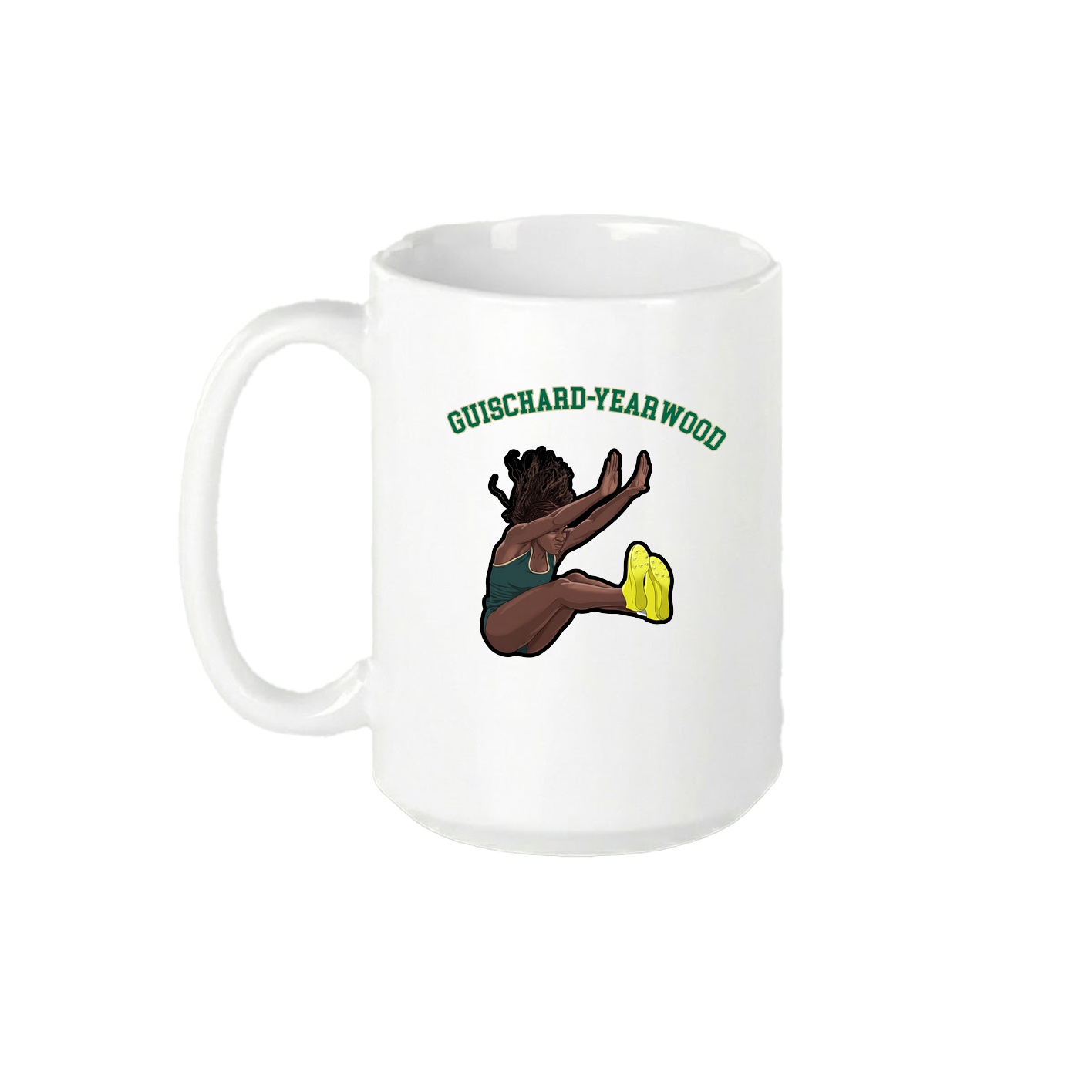 15oz Coffee Mug — Shirsey Arch in White