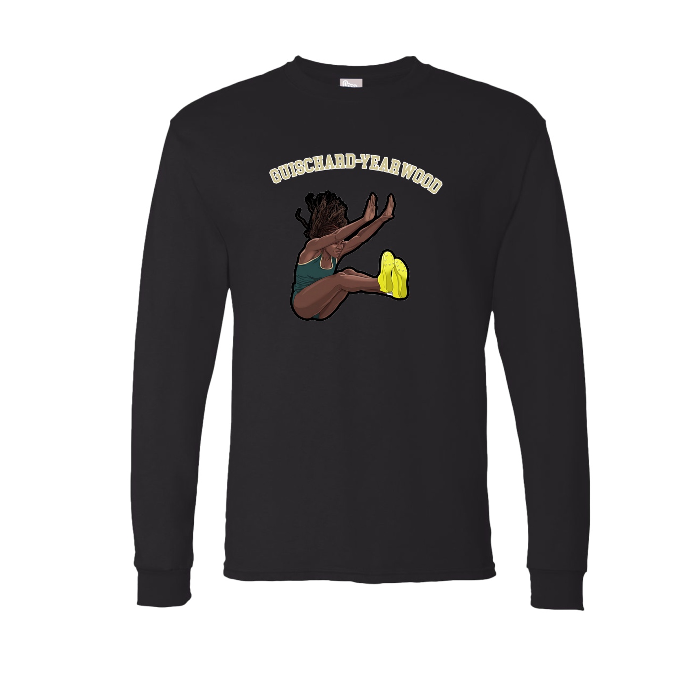 Long Sleeve Tee — Shirsey Arch in Black