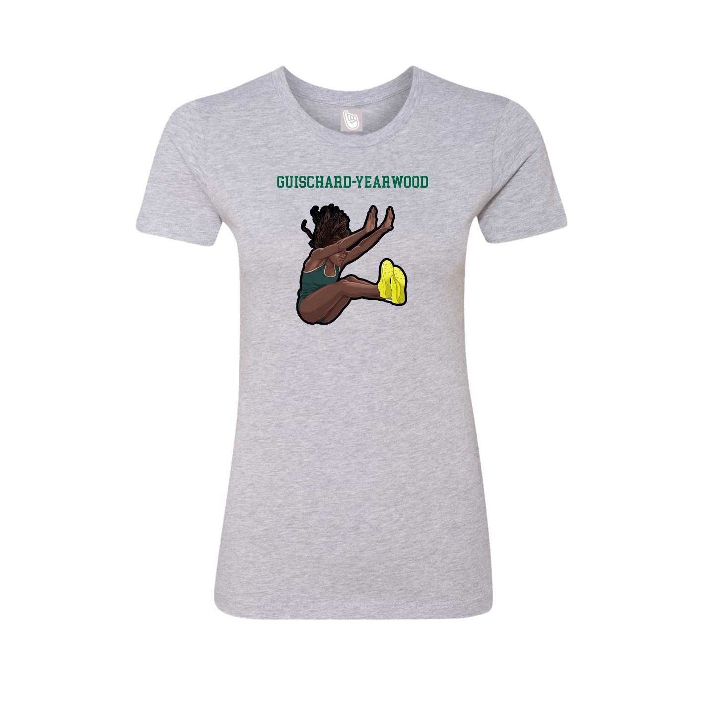 Fitted Women's Tee — Shirsey in Grey