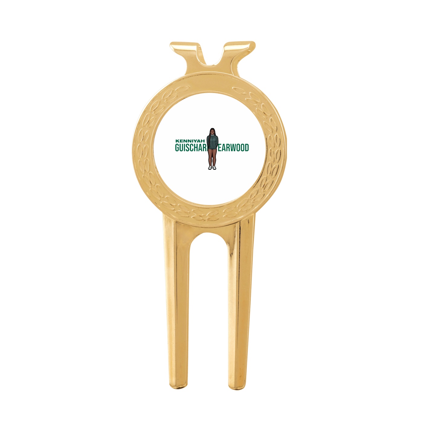 Divot Tool with Ball Marker — Player Name in Classic
