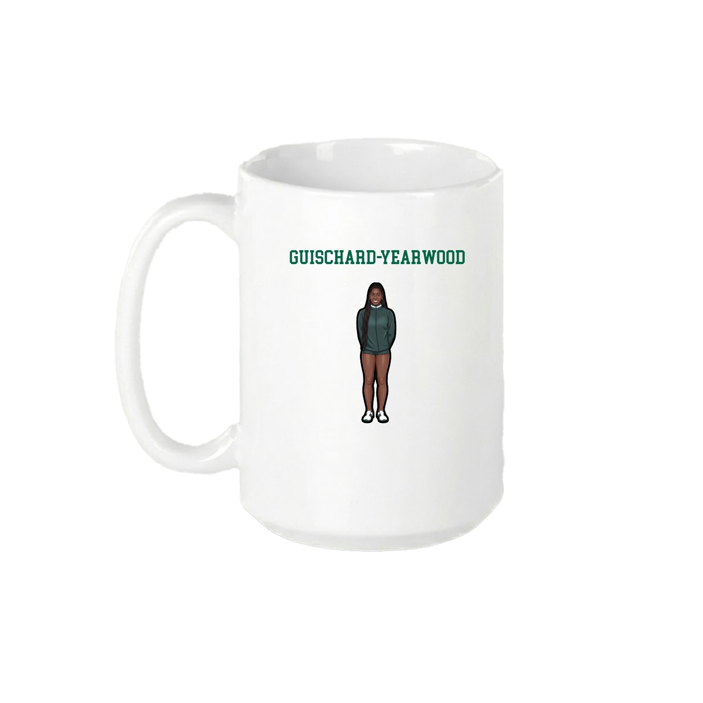15oz Coffee Mug — Shirsey in White