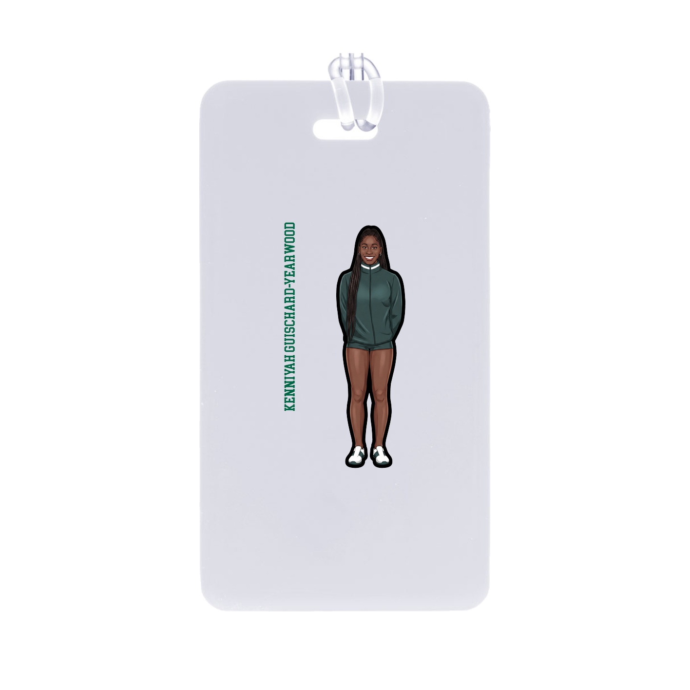 Bag Tag — Name Vertical in Classic