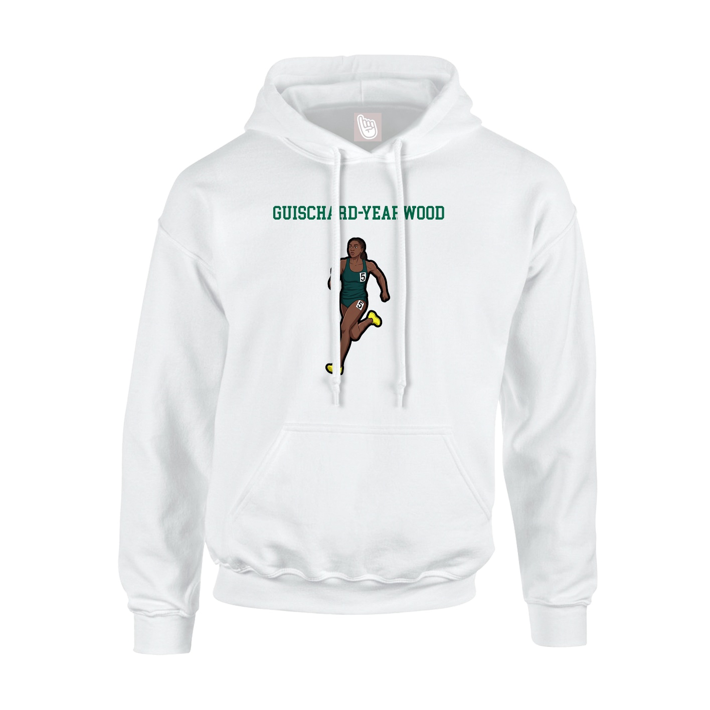 Hoodie — Shirsey in White