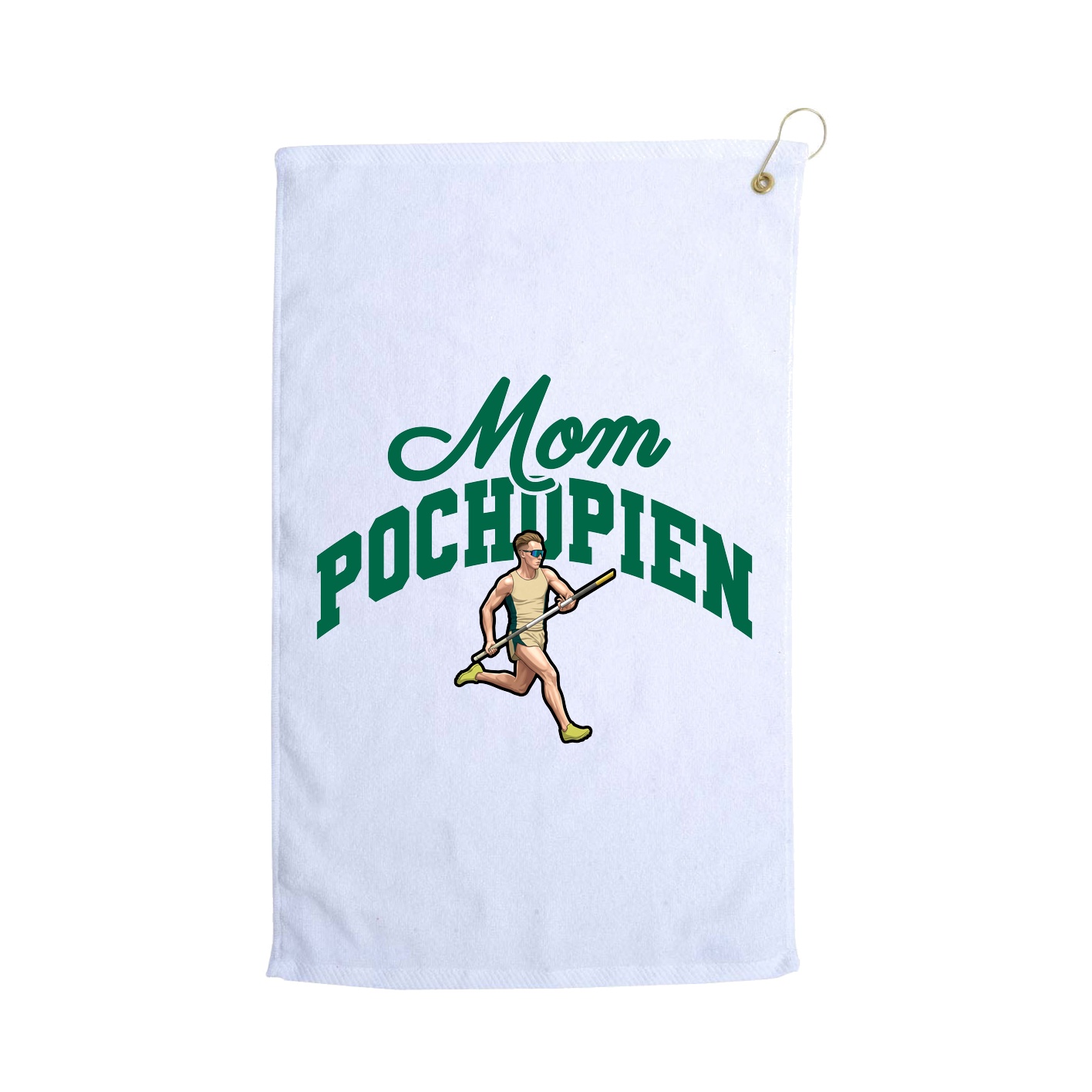 Golf Towel — Mothers Day Arch in White