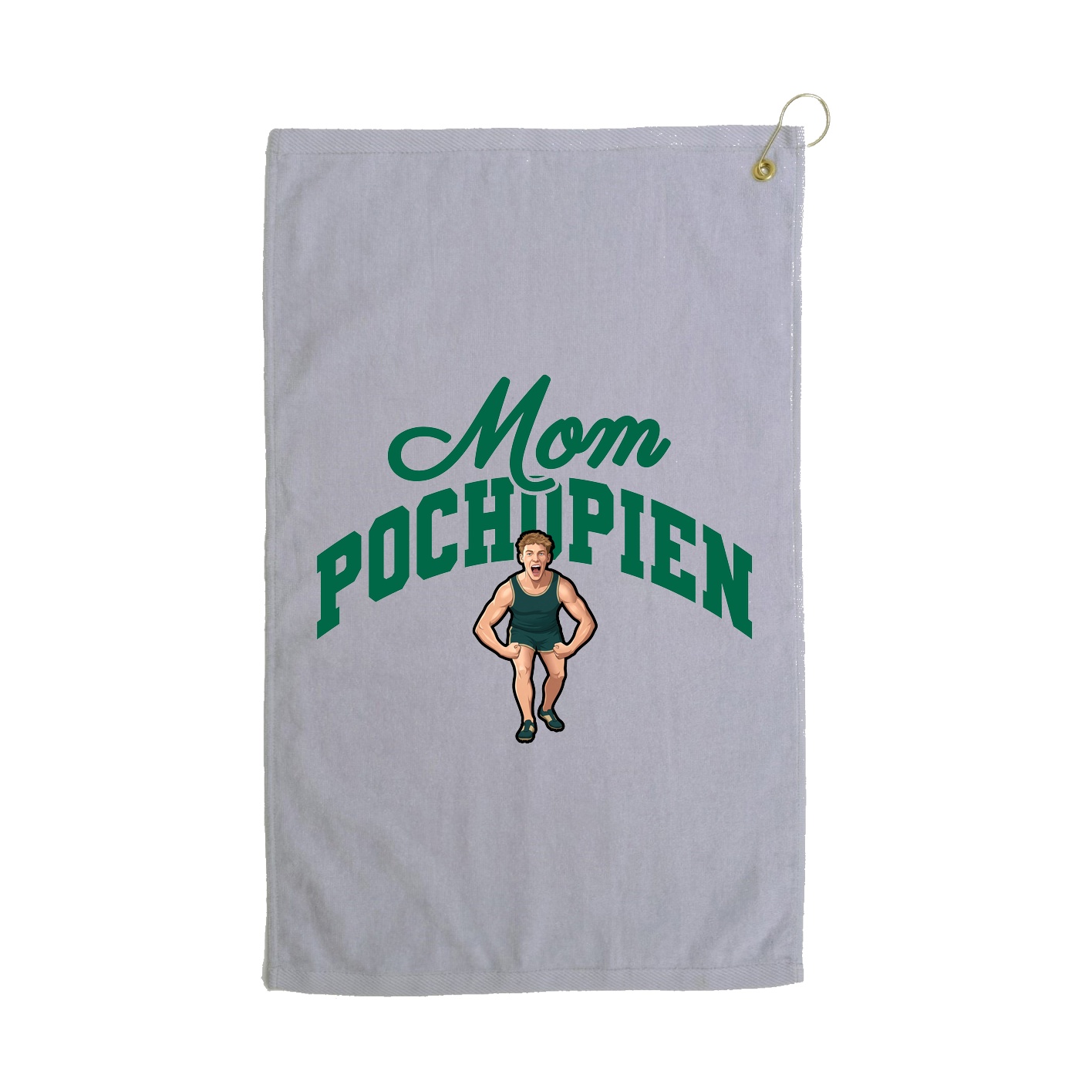 Golf Towel — Mothers Day Arch in Grey