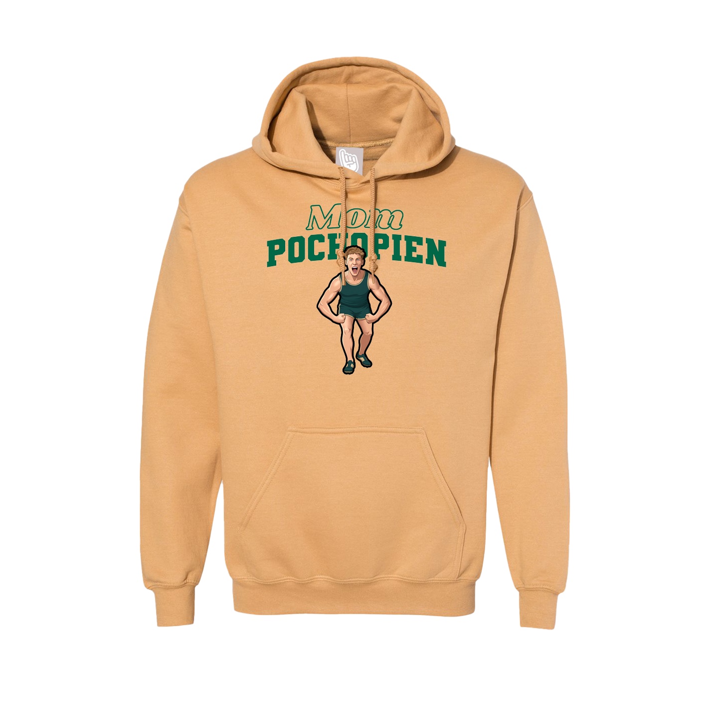 Hoodie — Mothers Day Block in Vegas Gold