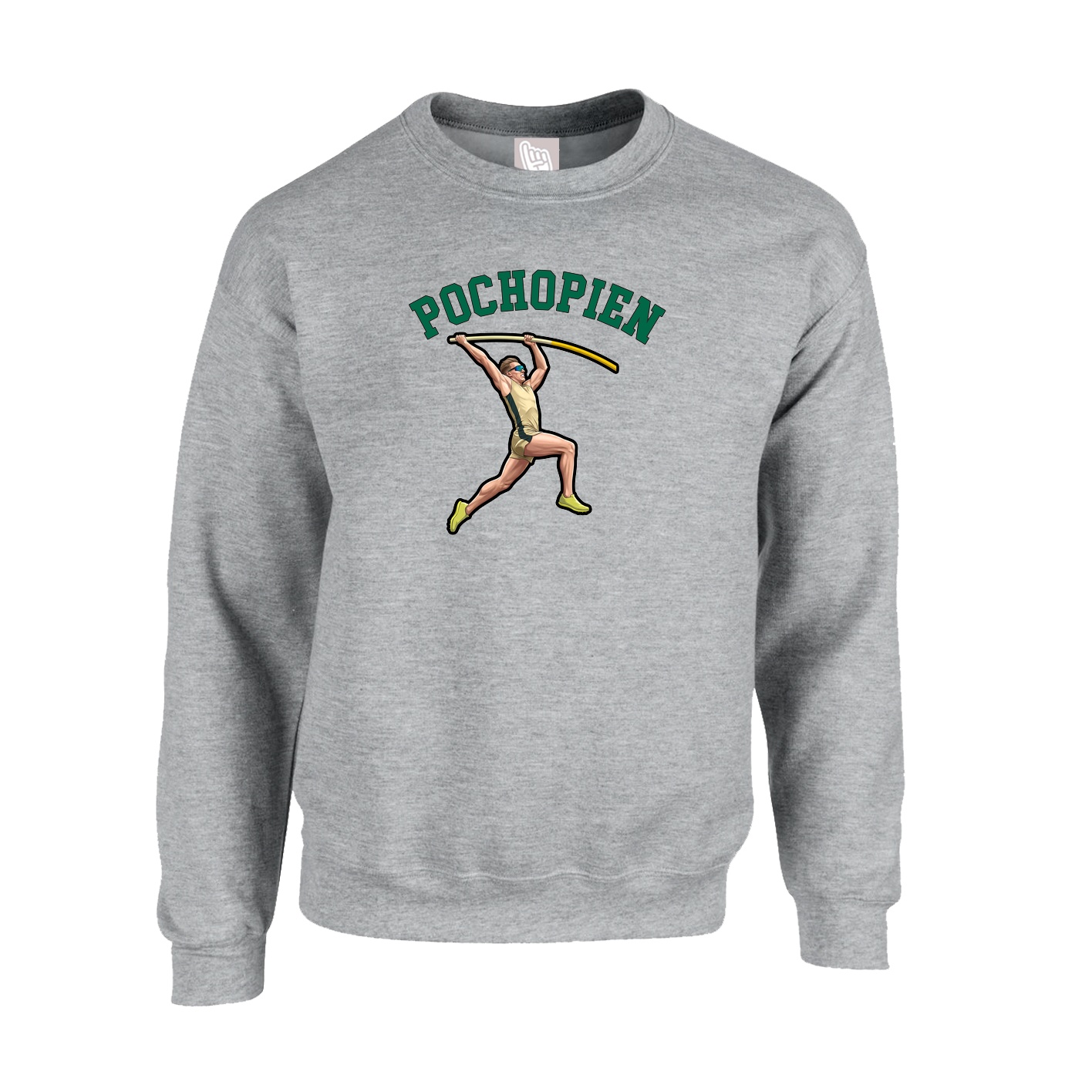 Fleece Crew — Shirsey Arch in Grey