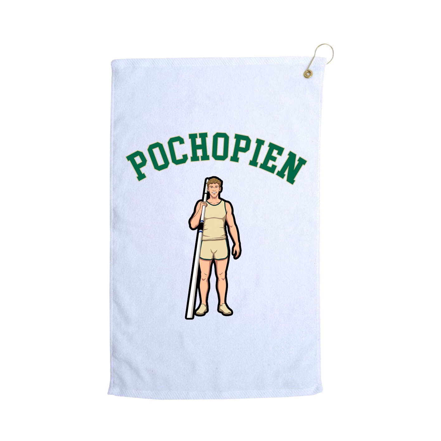 Golf Towel — Shirsey Arch in White