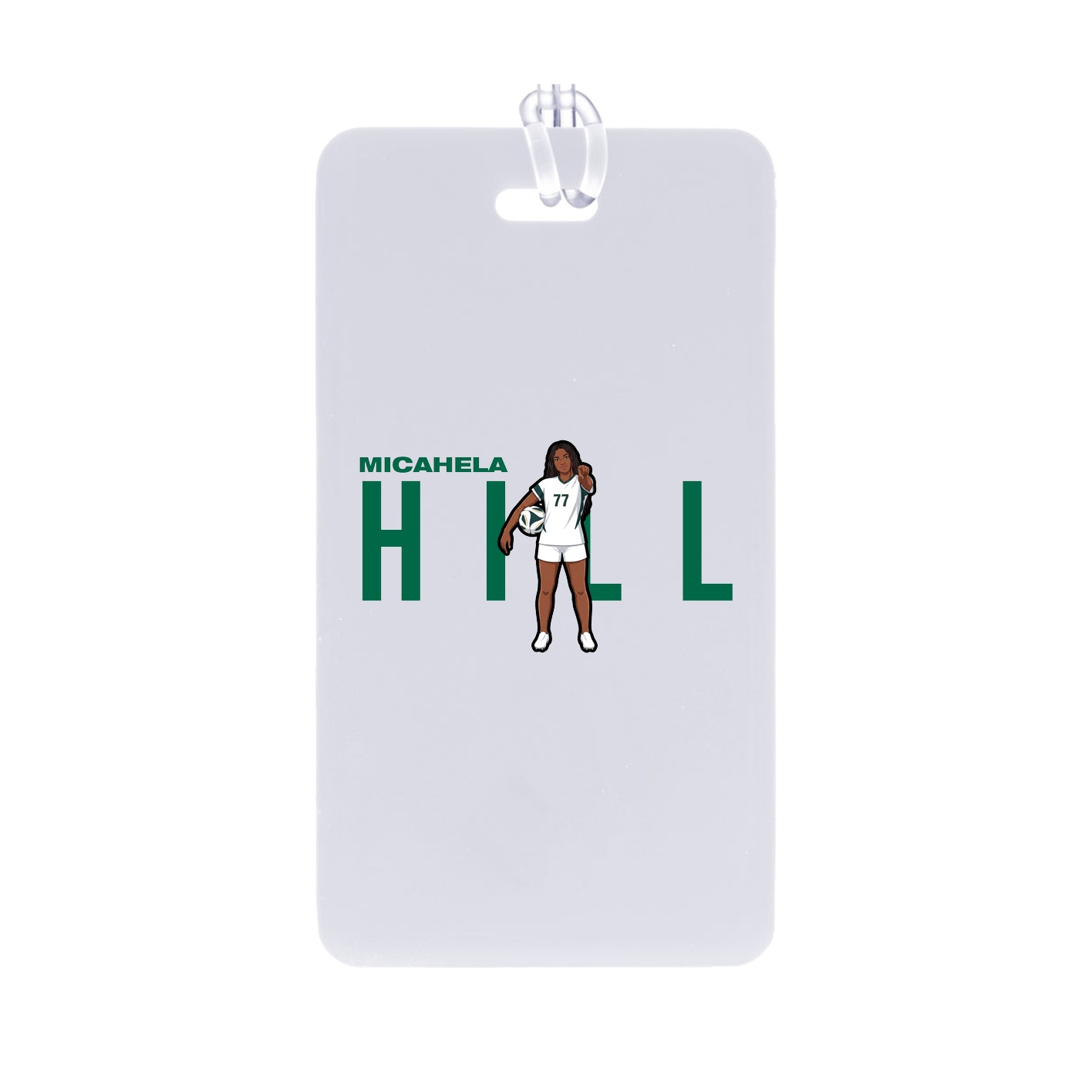 Bag Tag — Player Name in Classic