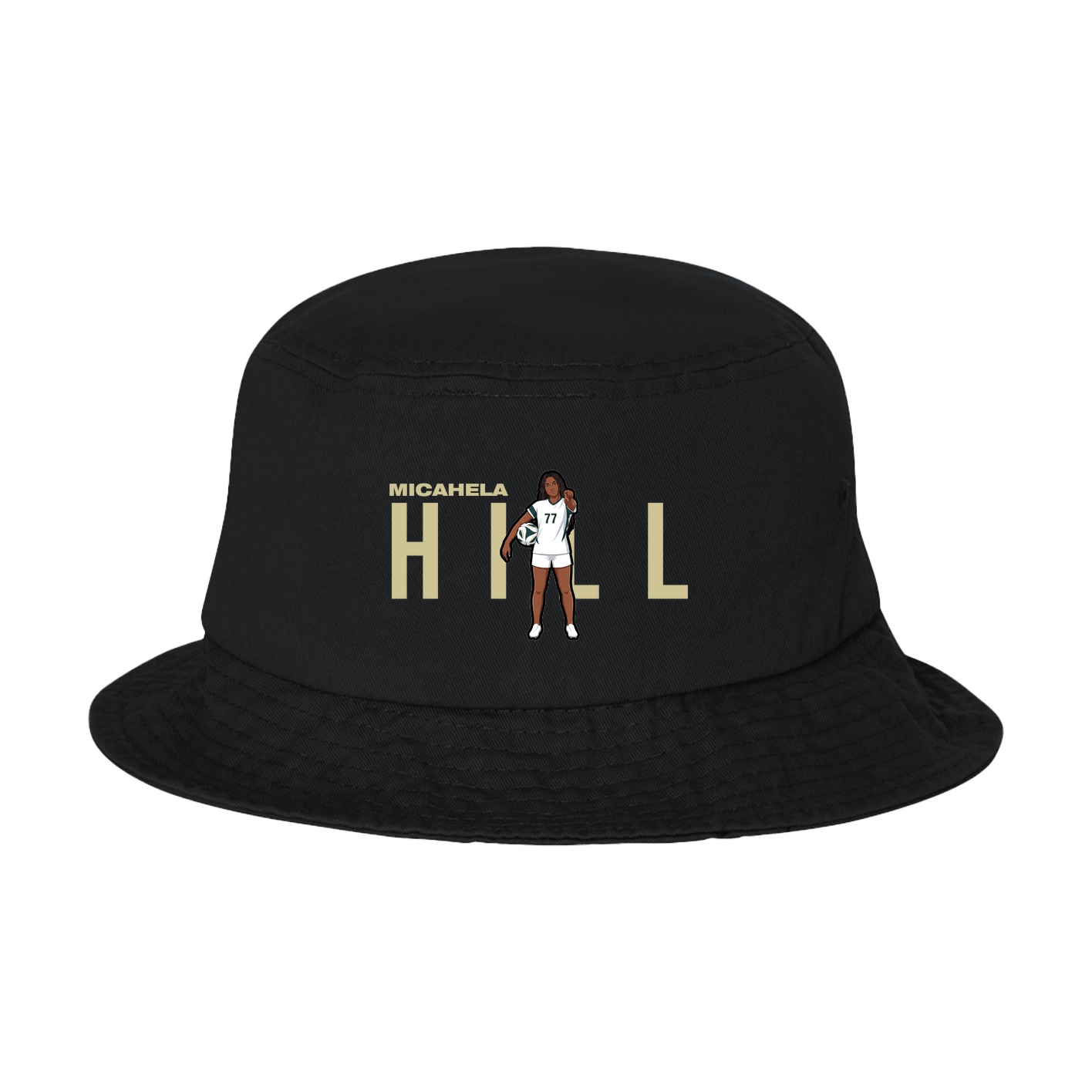 Bucket Cap — Player Name in Black