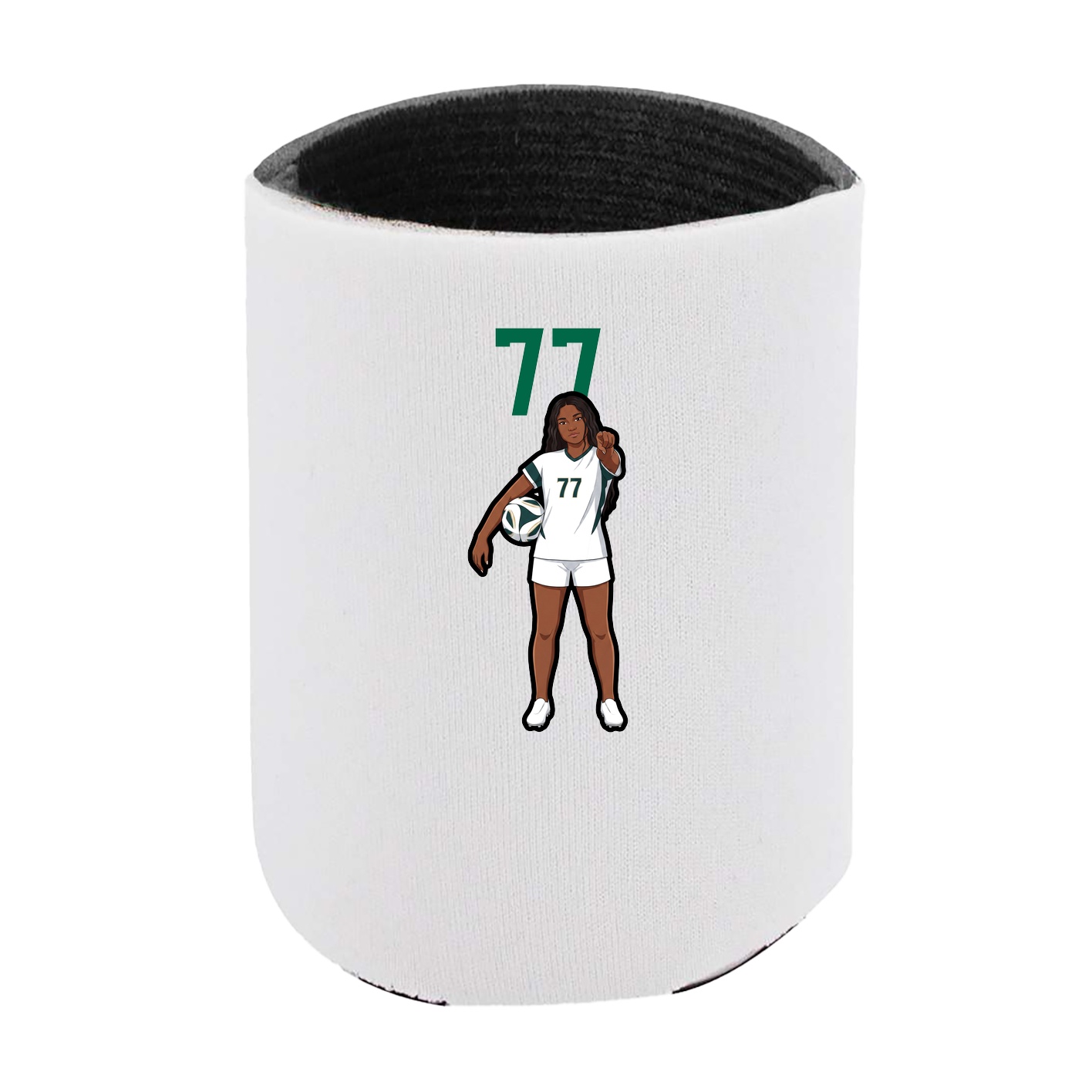 Can Holder — Number Top in White