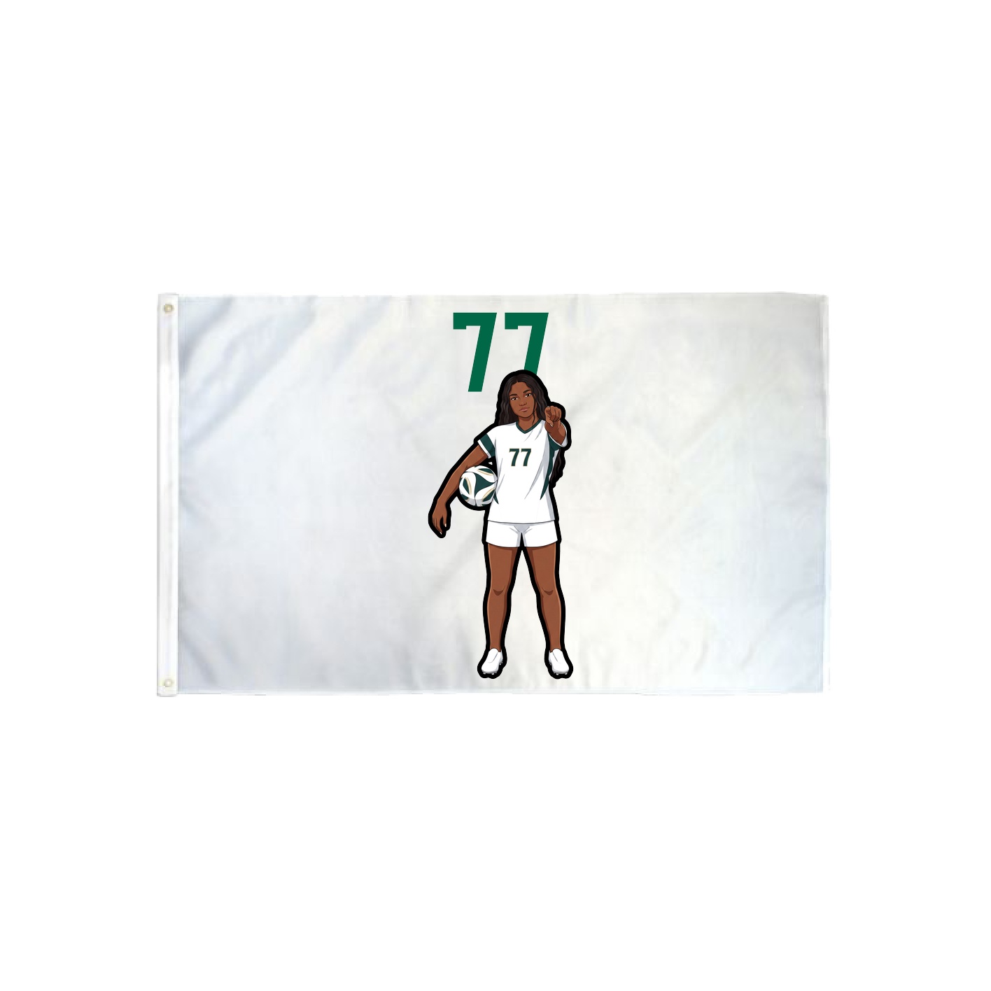 3x5 Flag — Number Top in Classic