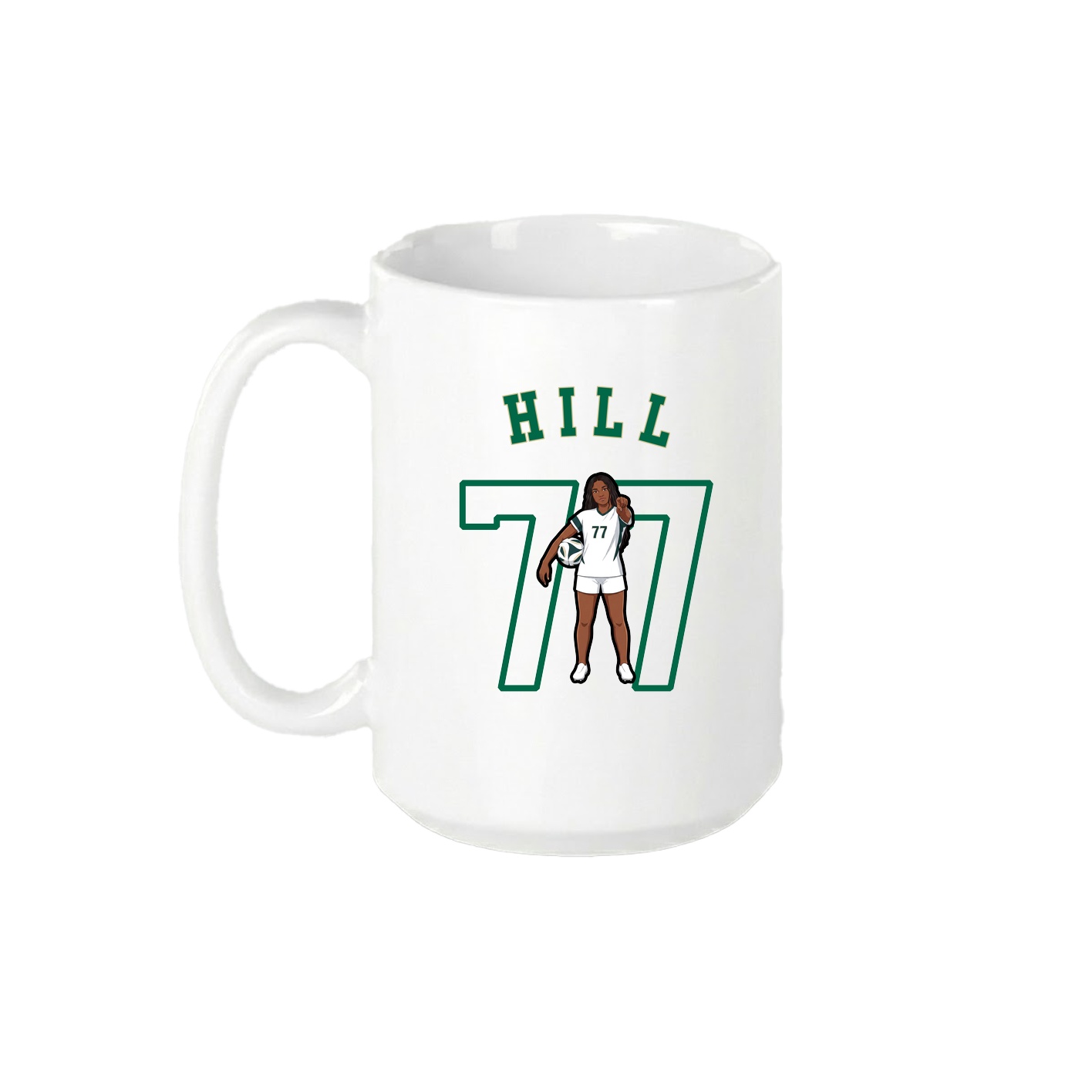 15oz Coffee Mug — Shirsey Arch in White