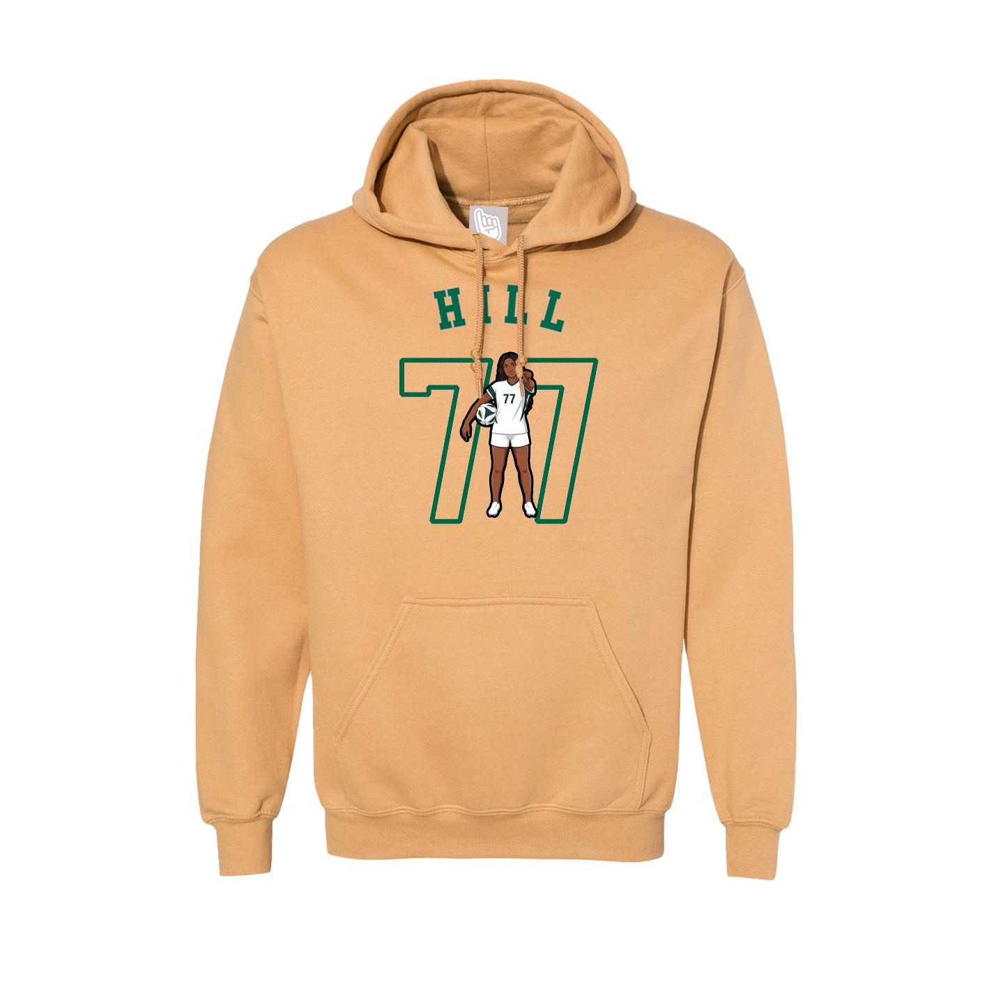 Hoodie — Shirsey Arch in Vegas Gold