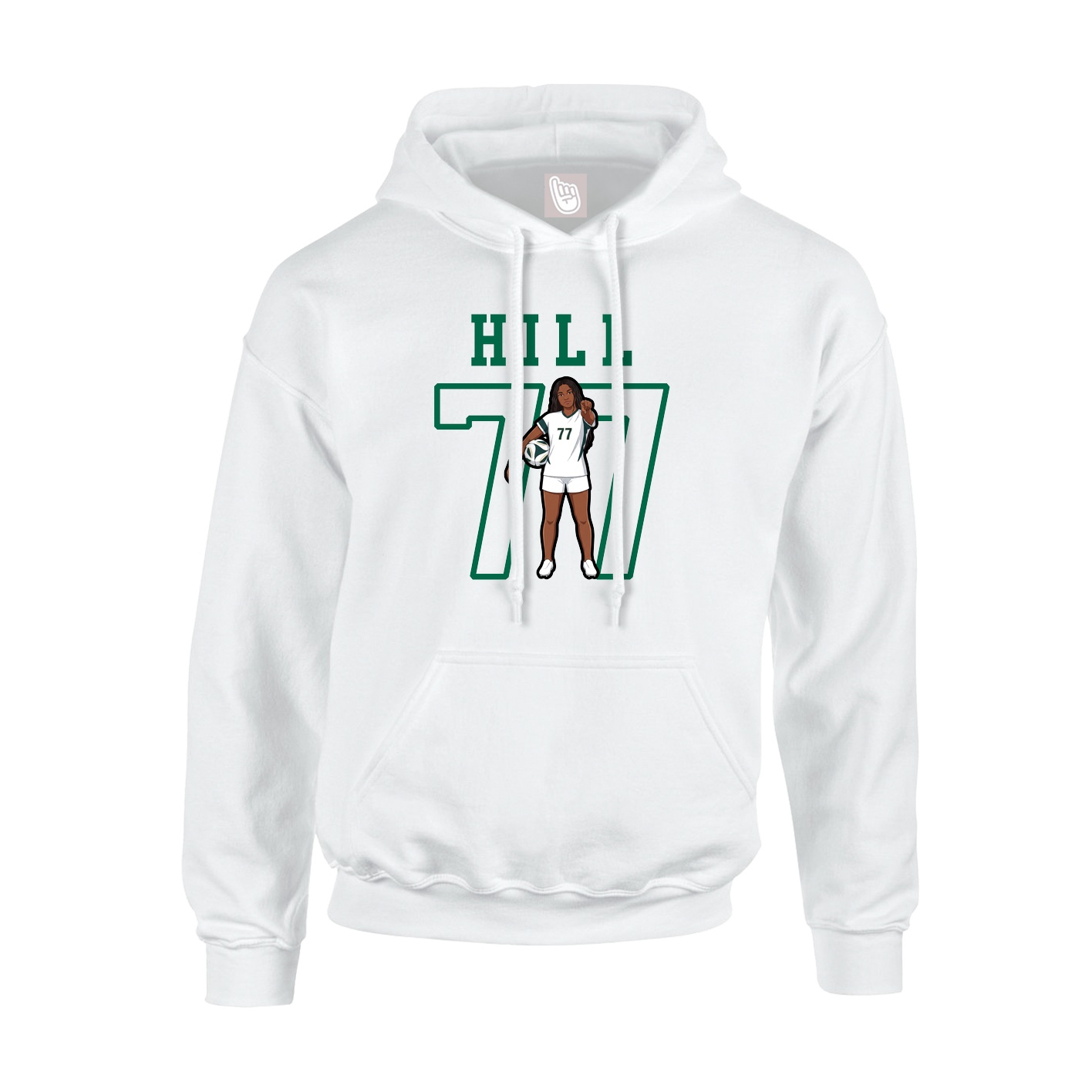 Youth Hoodie — Shirsey in White