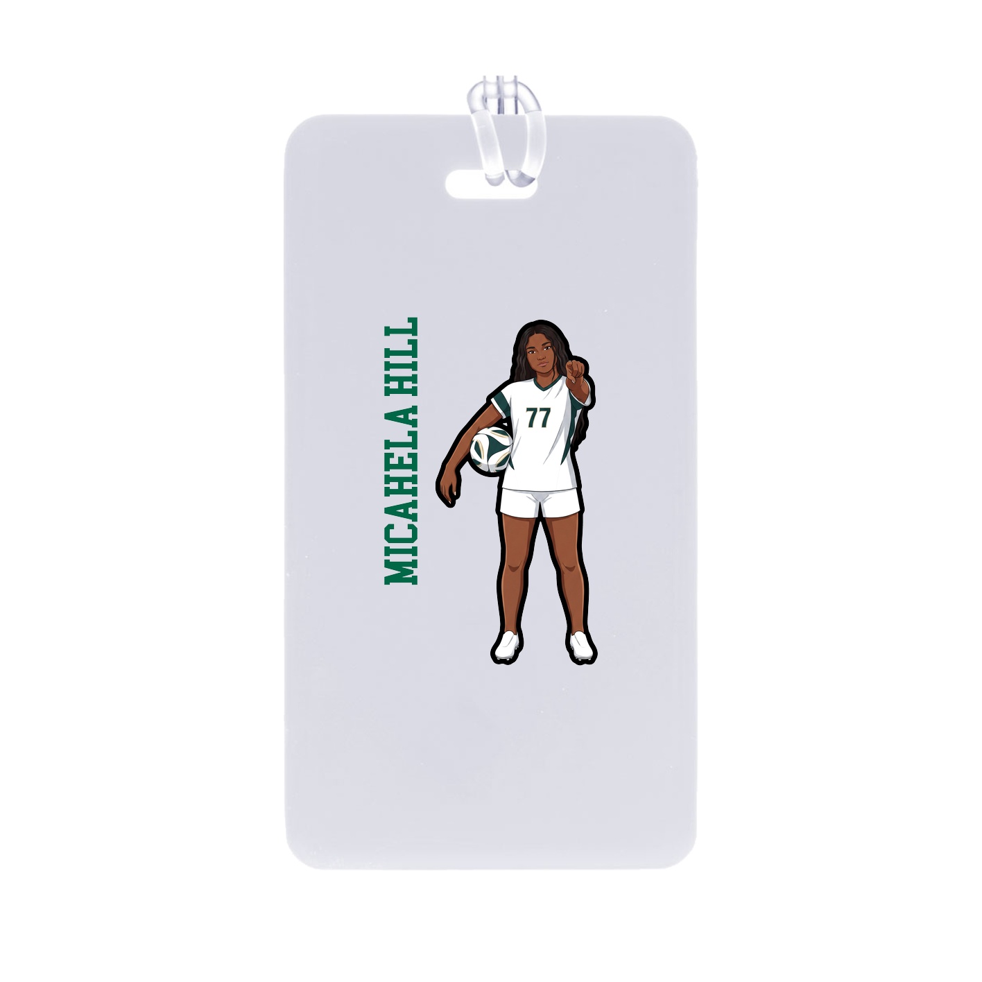 Bag Tag — Name Vertical in Classic