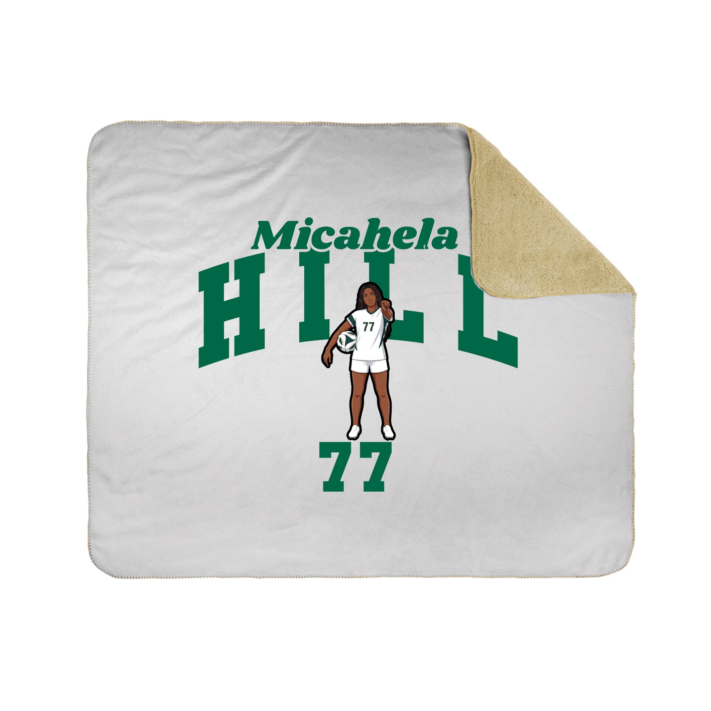 Throw Blanket — Signature Arch in White