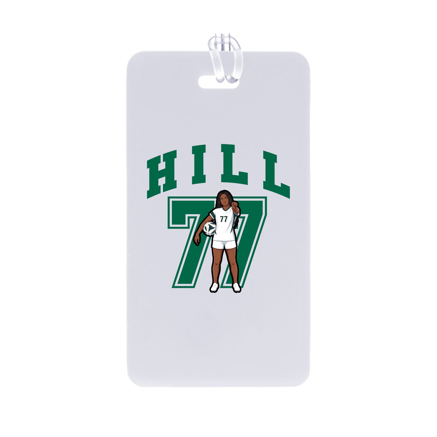 Bag Tag — Number in Classic