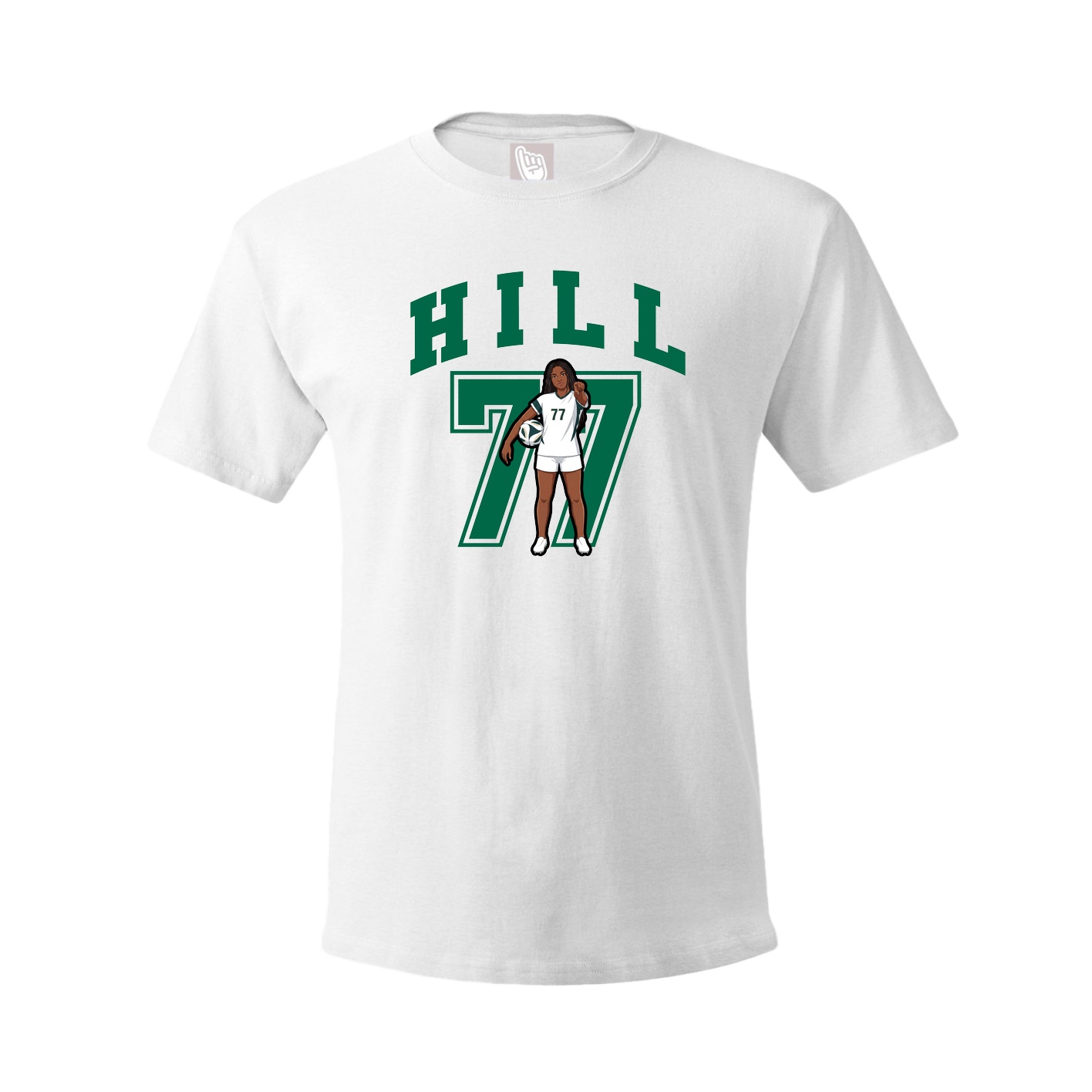Tee — Number in White
