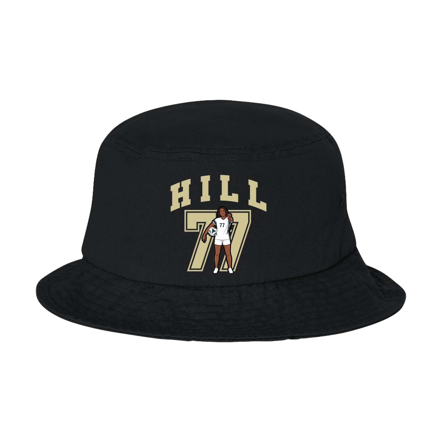 Bucket Cap — Number in Black