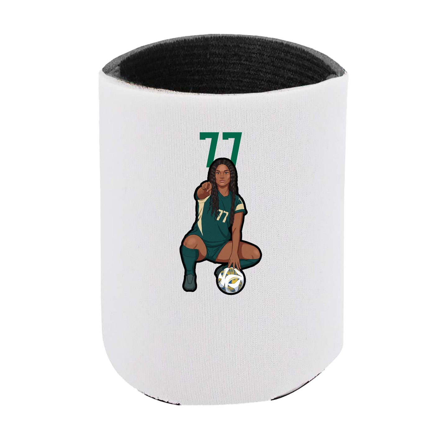 Can Holder — Number Top in White