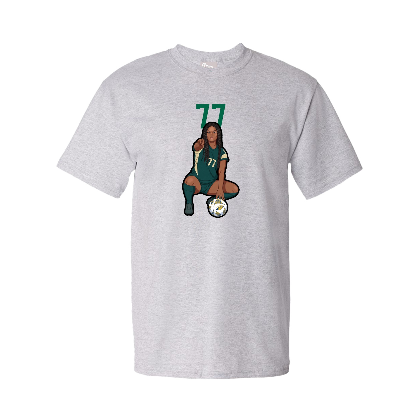 Tee — Number Top in Grey