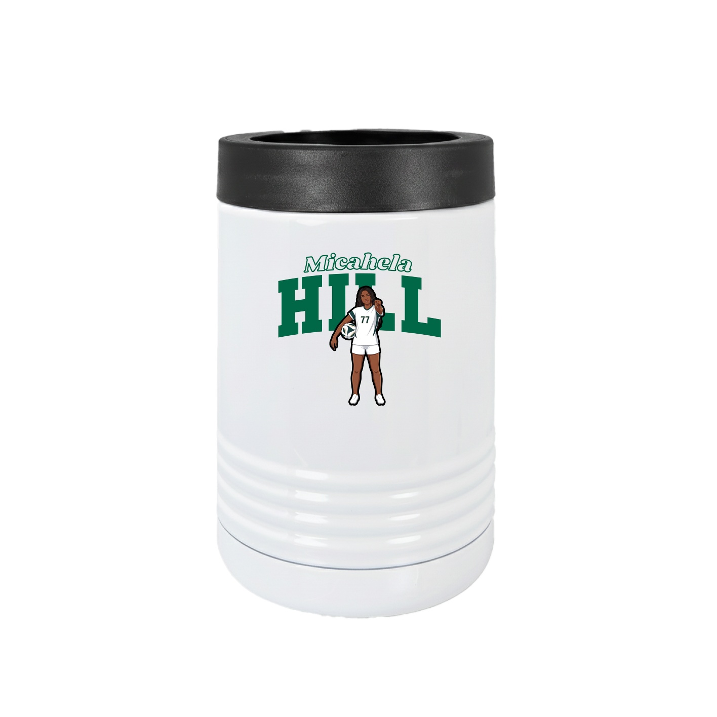 Beverage Holder — Name Arch in White