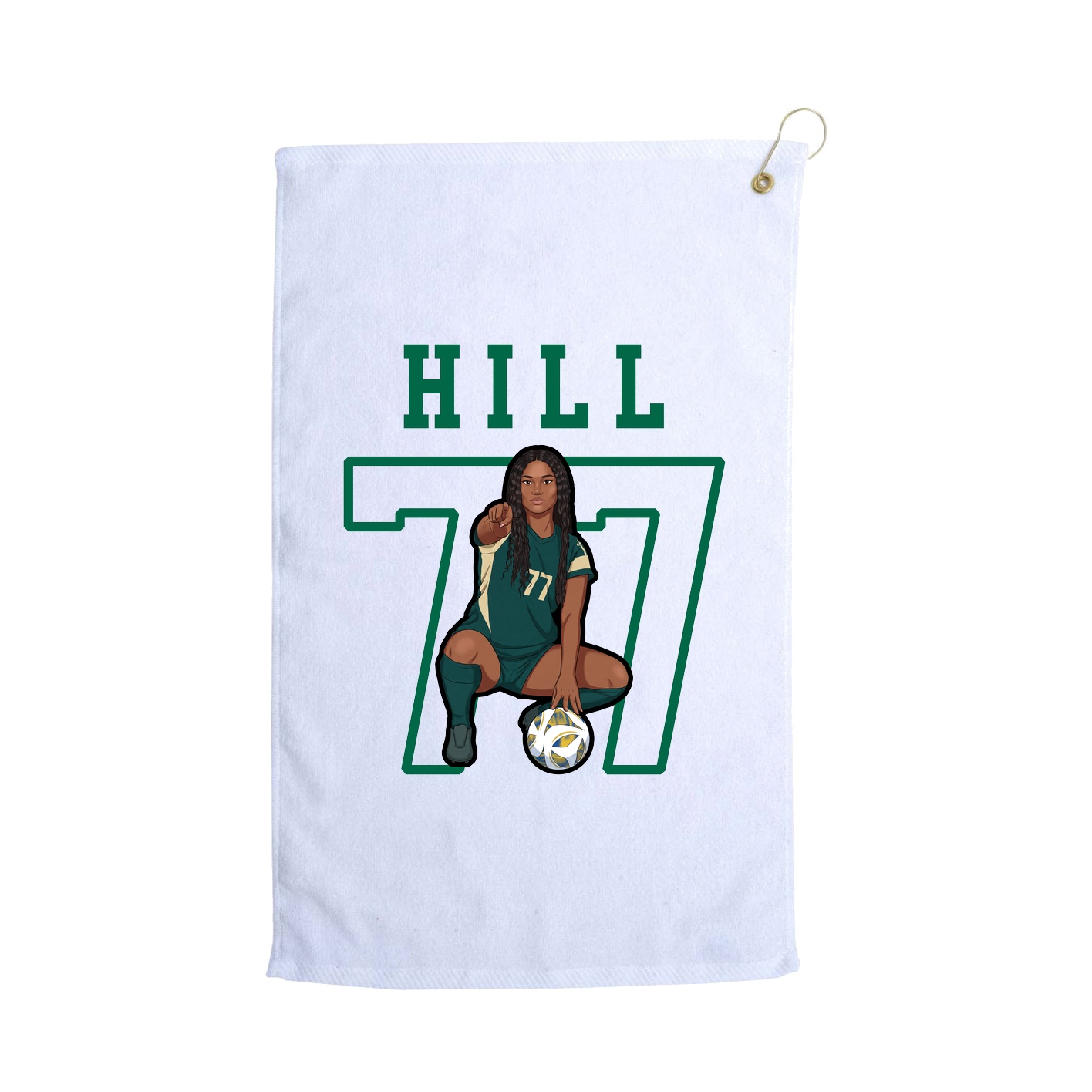 Golf Towel — Shirsey in White