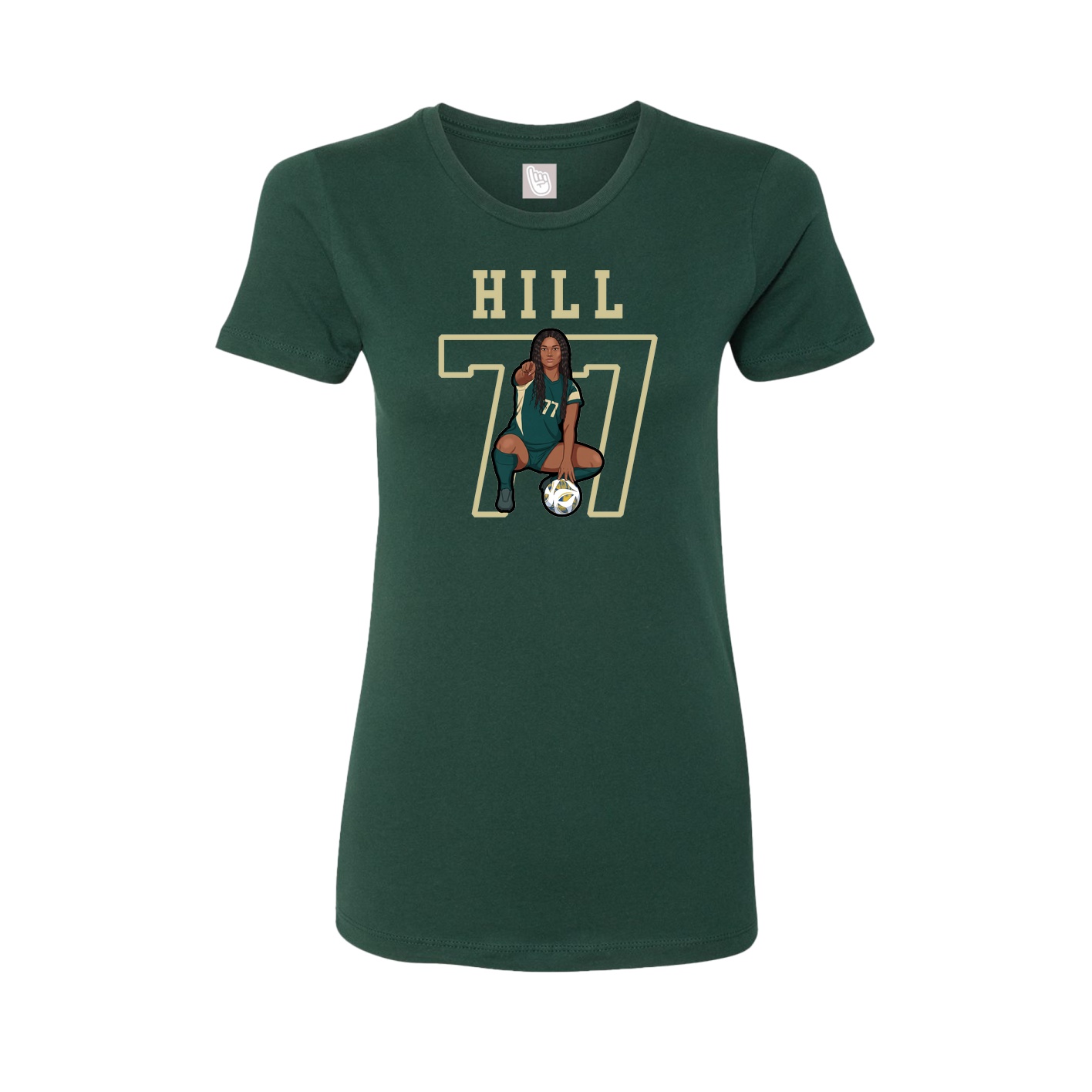 Fitted Women's Tee — Shirsey in Green