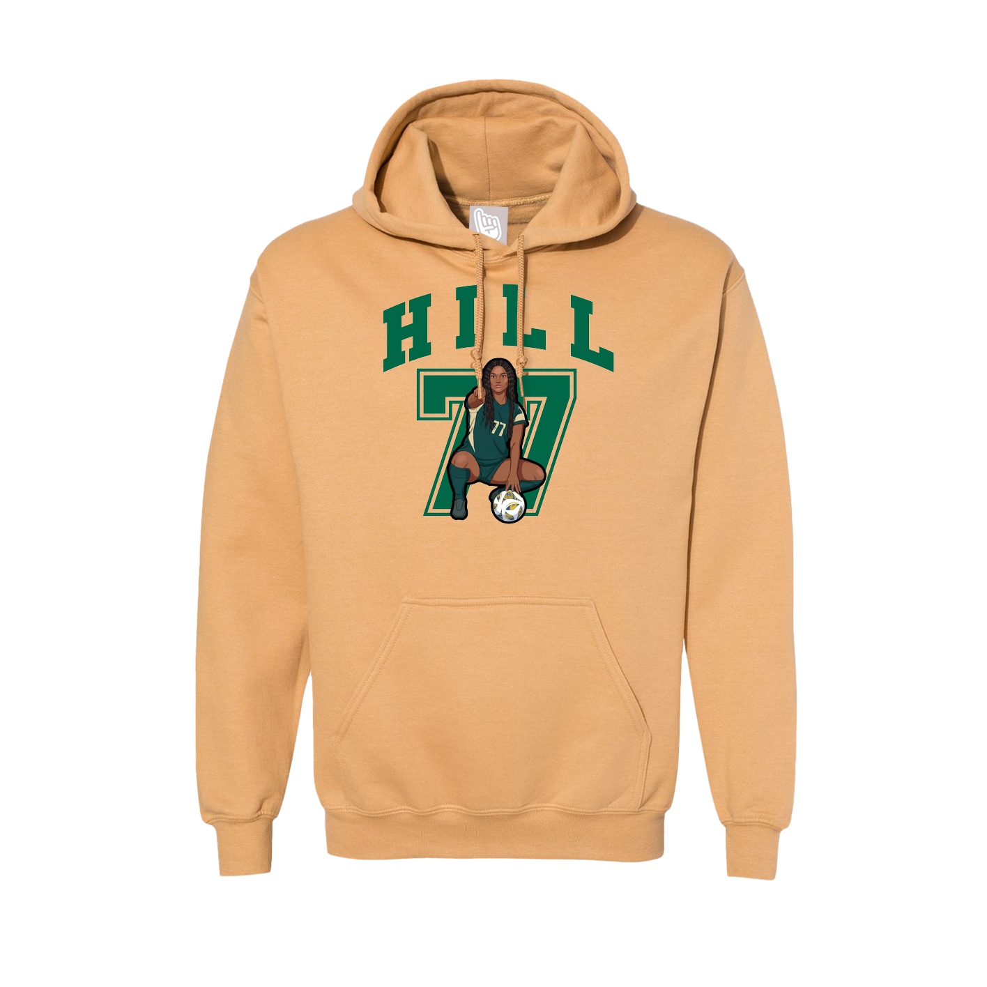 Hoodie — Number in Vegas Gold