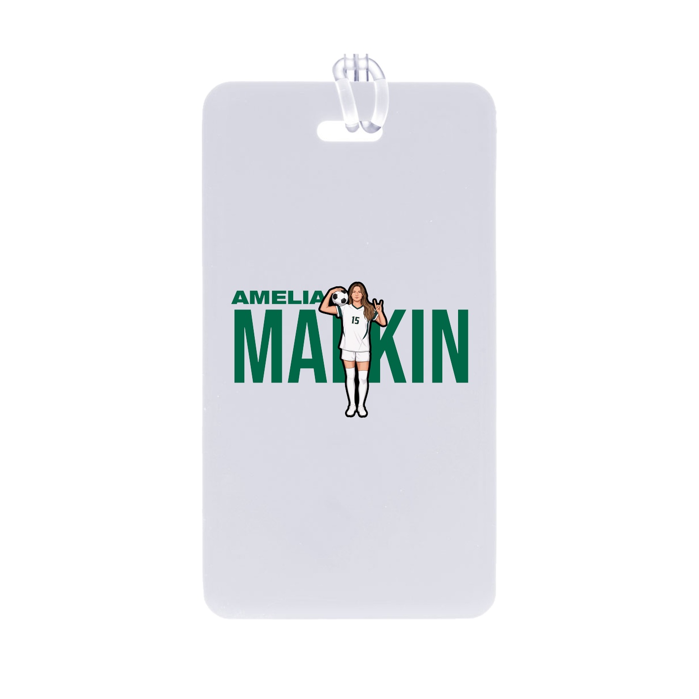 Bag Tag — Player Name in Classic