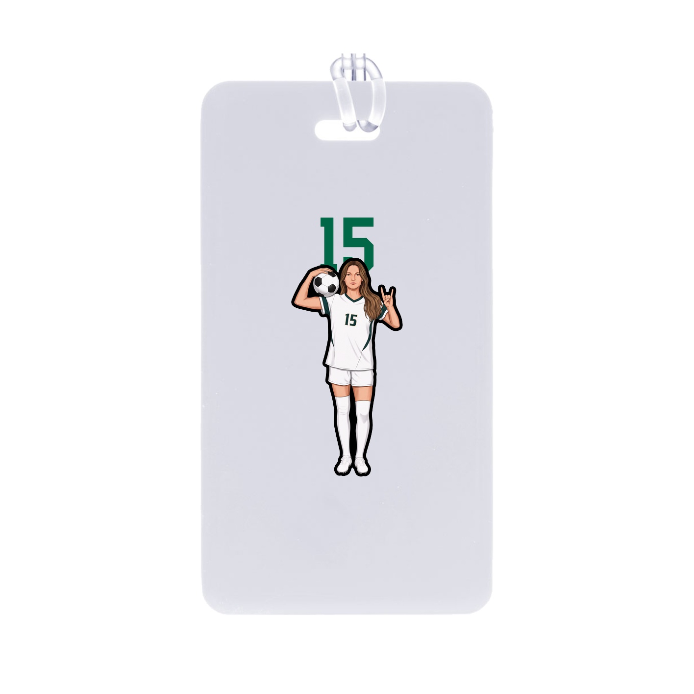 Bag Tag — Number Top in Classic