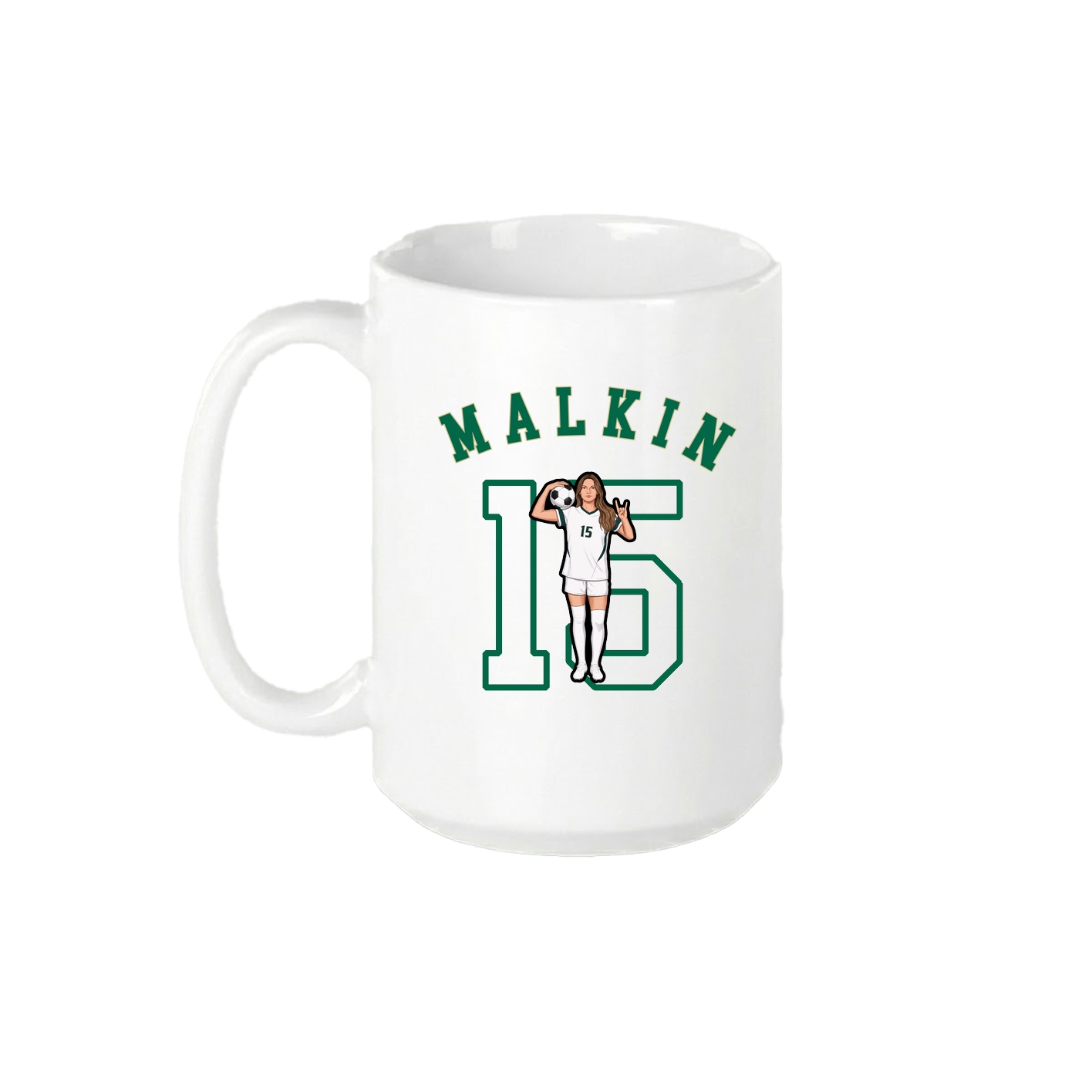 15oz Coffee Mug — Shirsey Arch in White