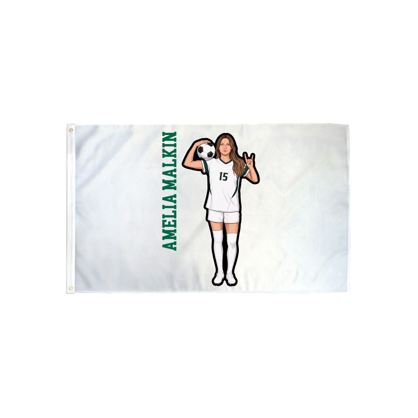 3x5 Flag — Name Vertical in Classic