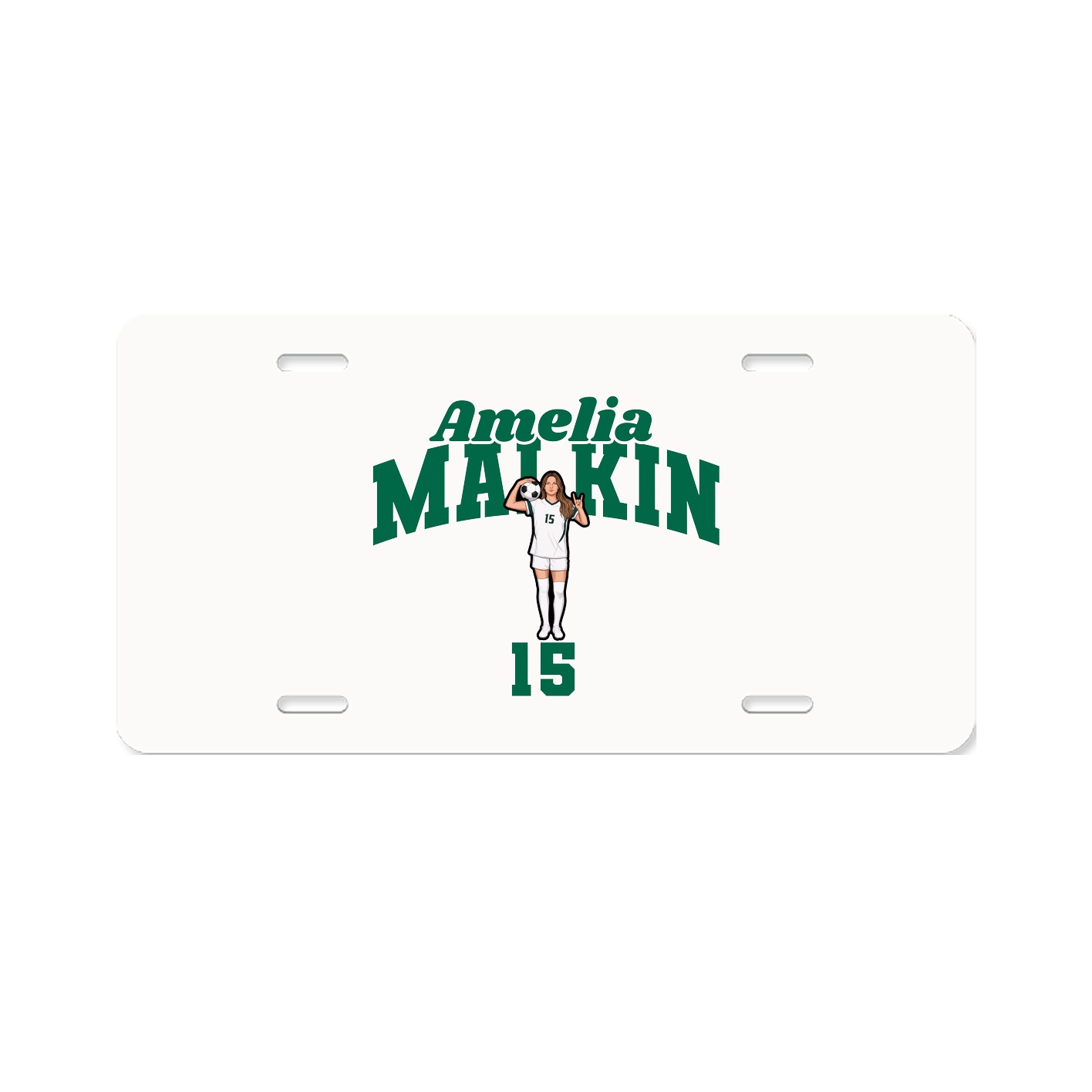License Plate — Signature Arch in Classic