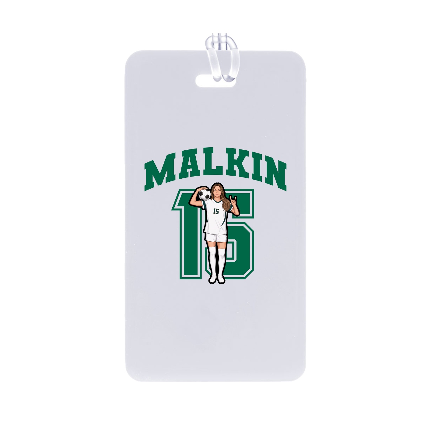 Bag Tag — Number in Classic