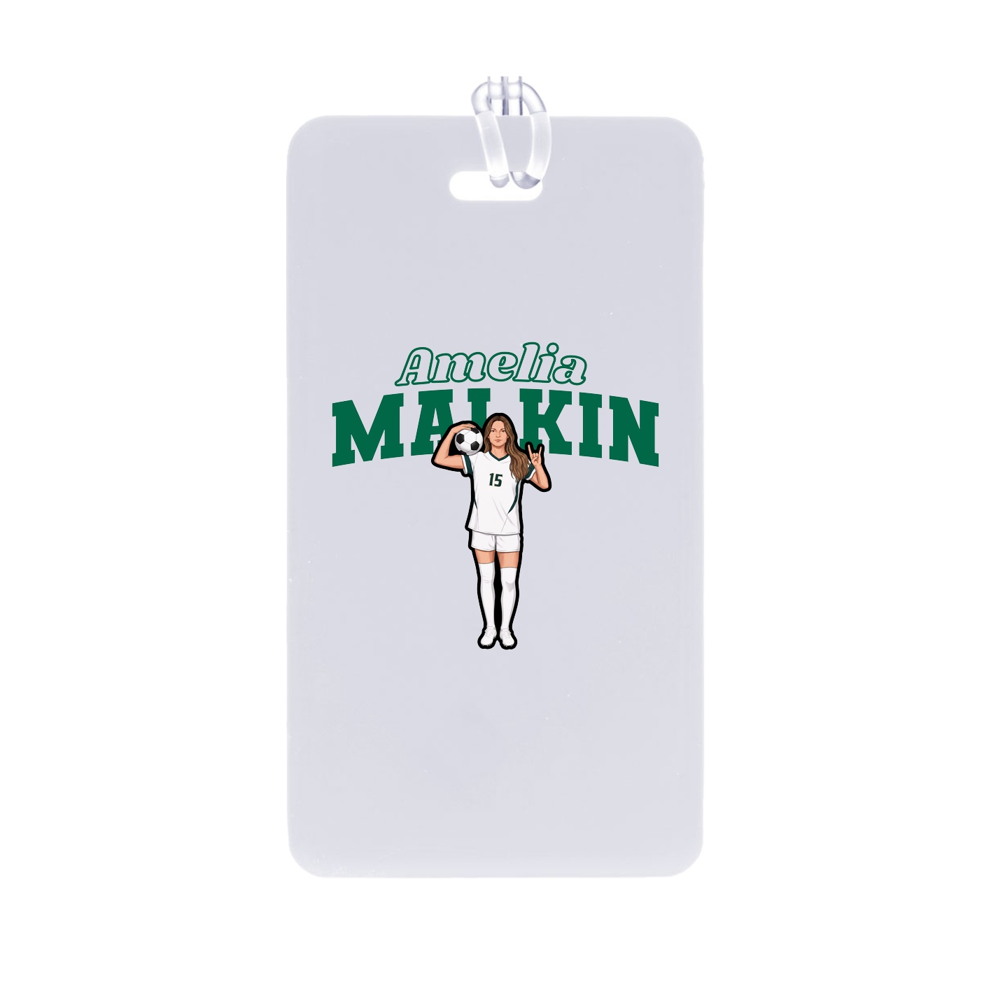 Bag Tag — Name Arch in Classic