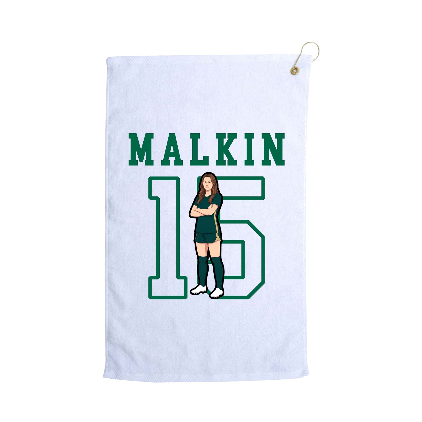 Golf Towel — Shirsey in White