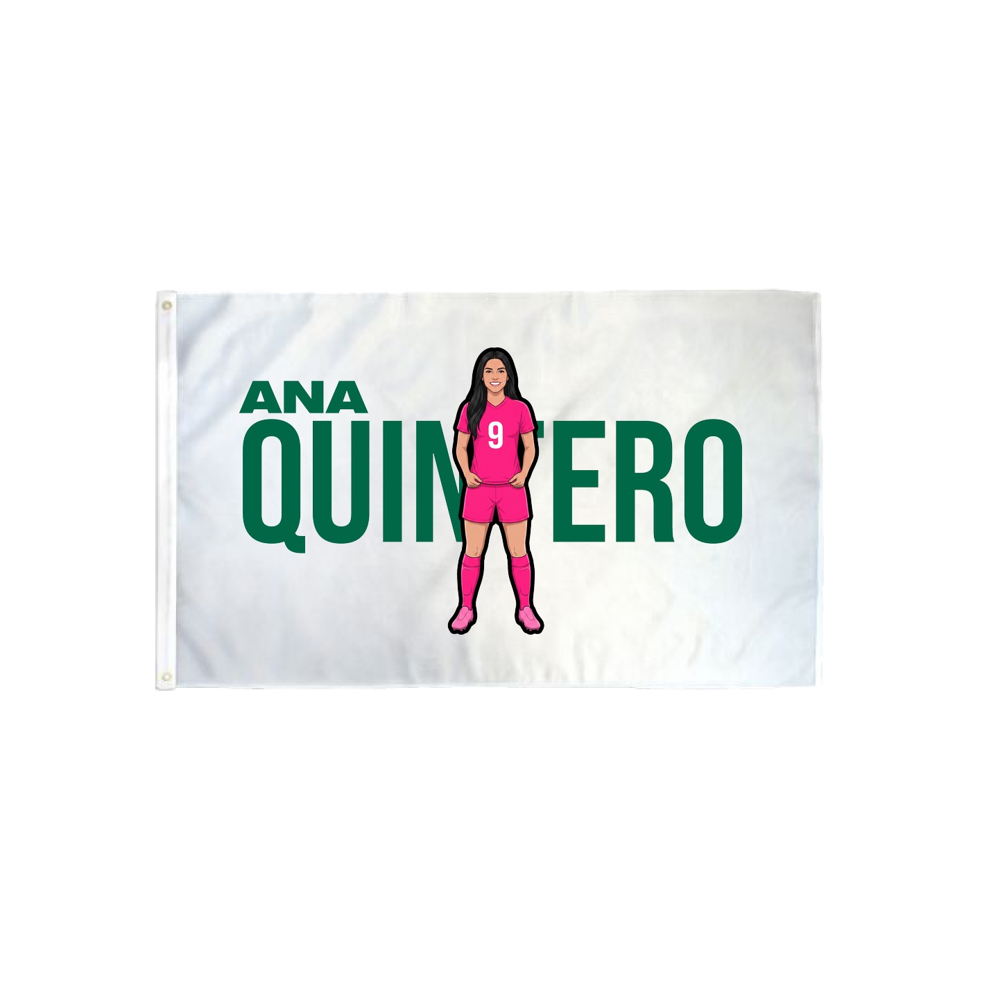 3x5 Flag — Player Name in Classic