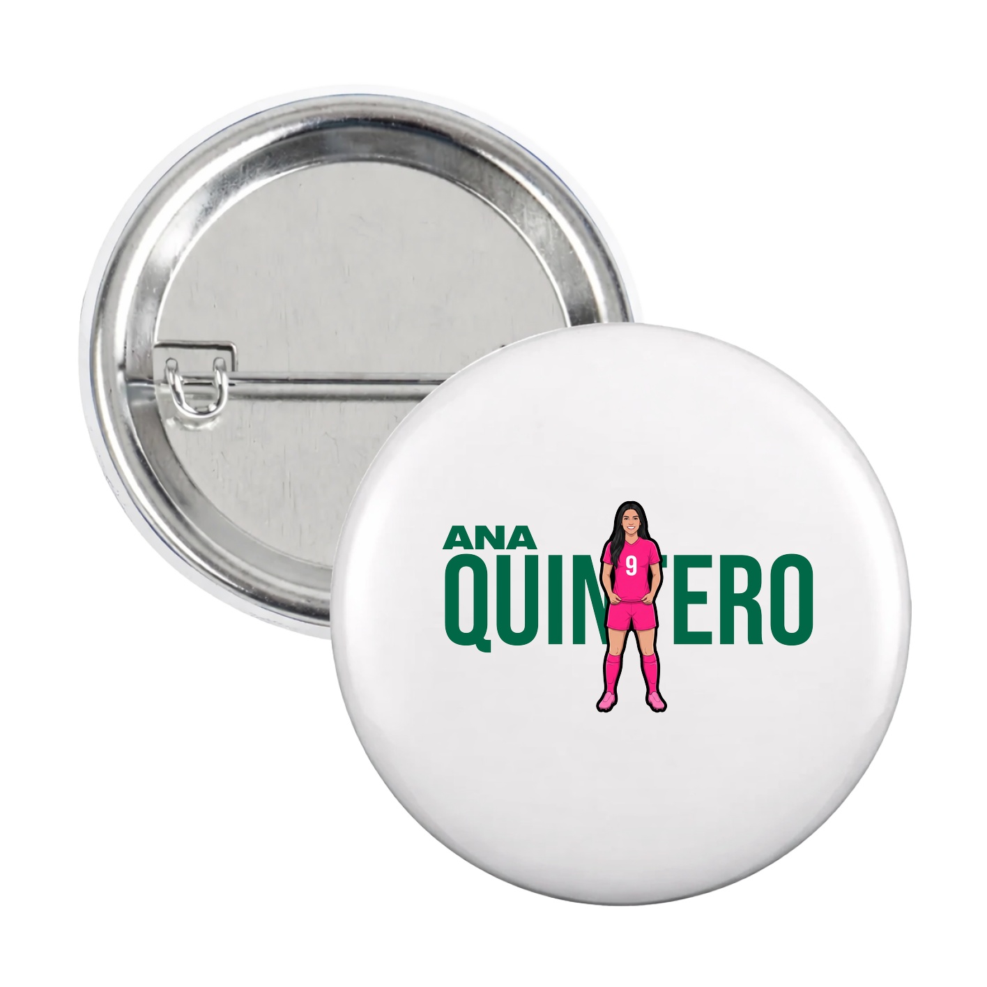 Game Day Button — Player Name in White
