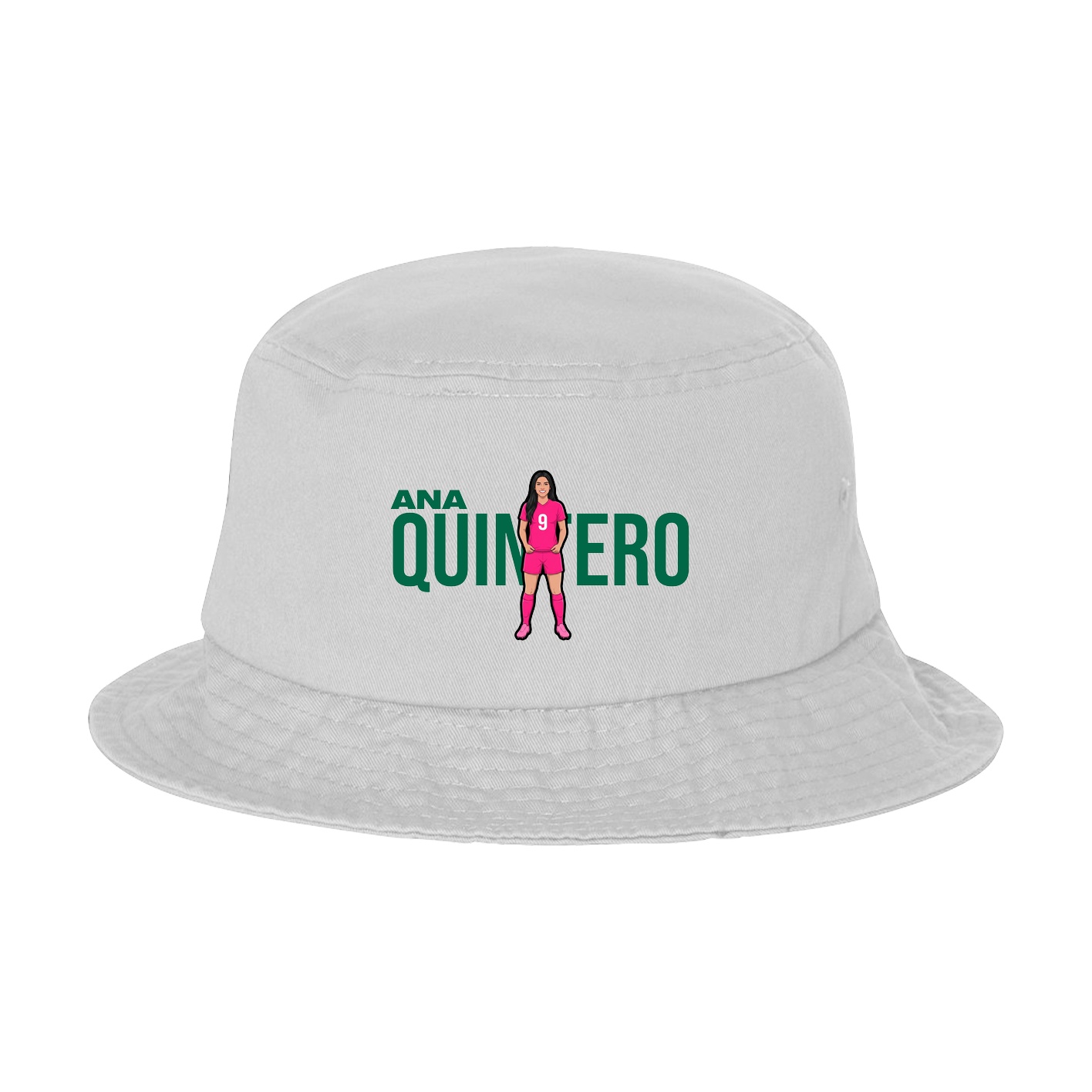 Bucket Cap — Player Name in White