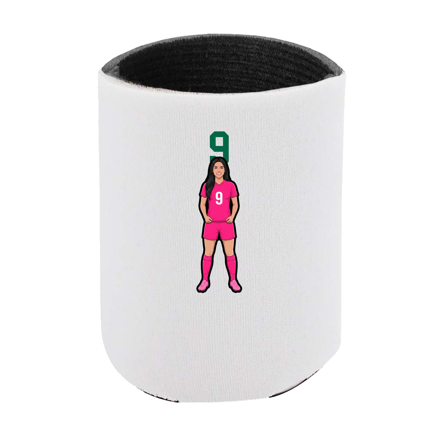 Can Holder — Number Top in White