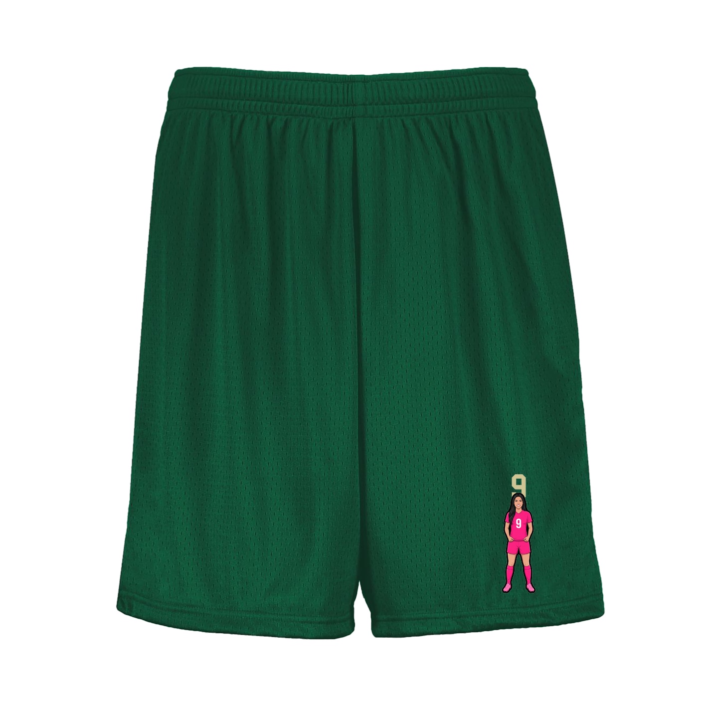 Shorts — Number Top in Green