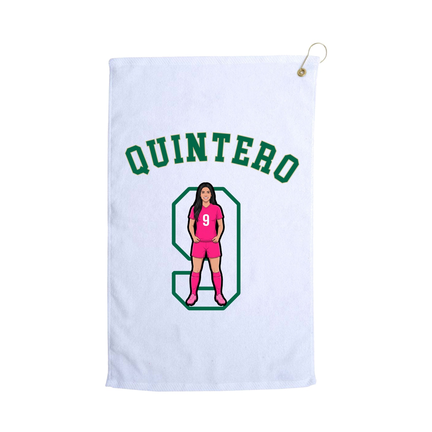 Golf Towel — Shirsey Arch in White