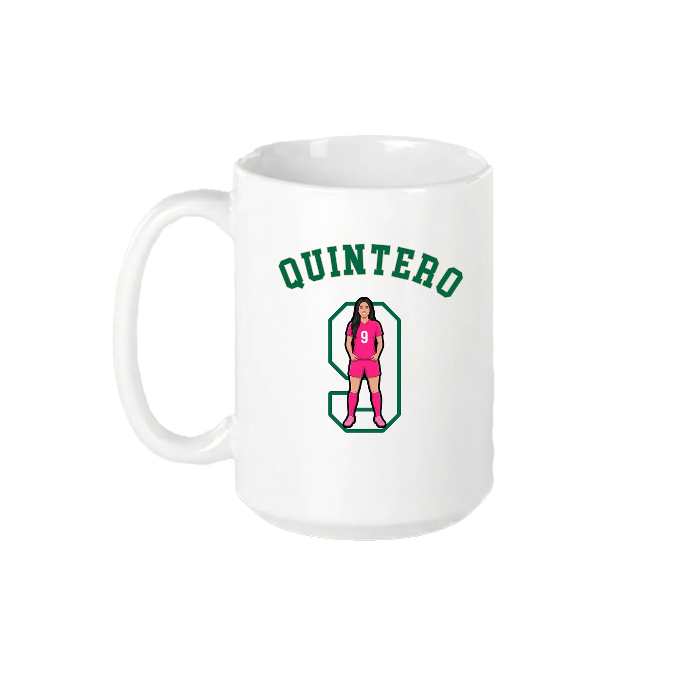15oz Coffee Mug — Shirsey Arch in White