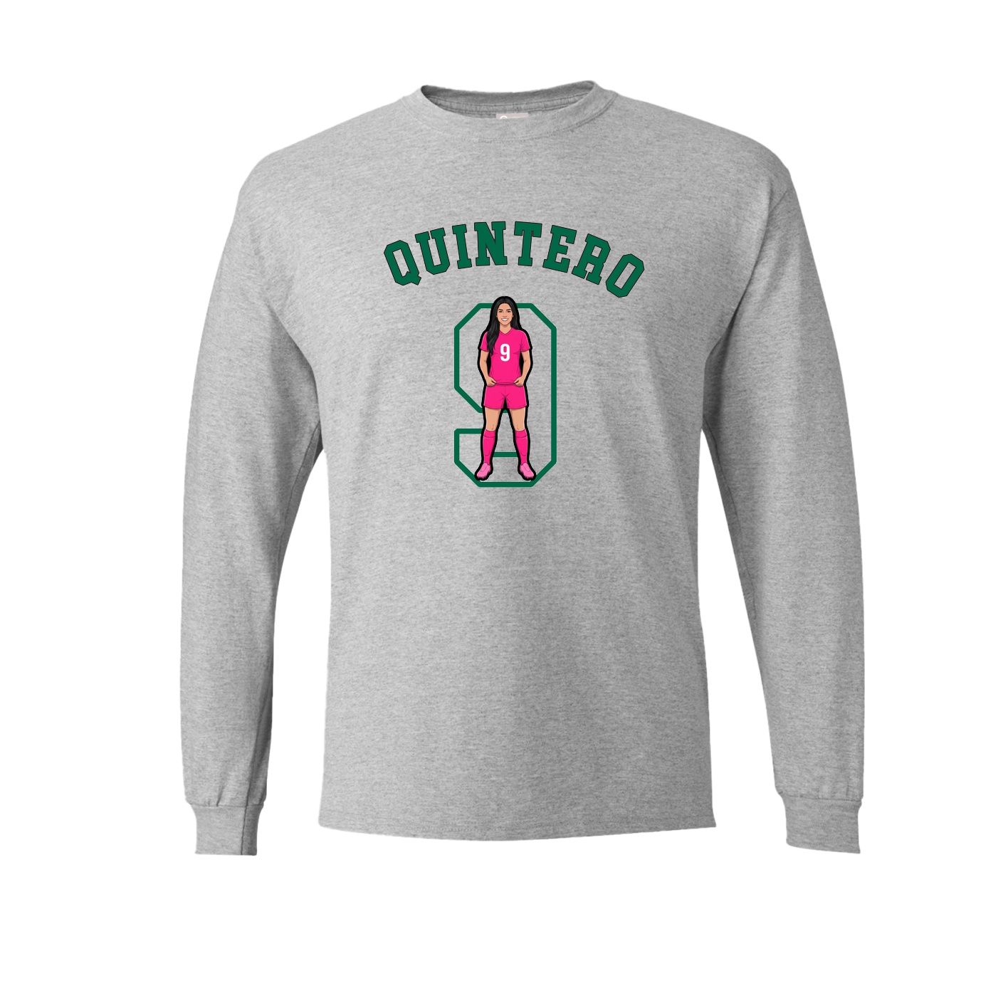 Long Sleeve Tee — Shirsey Arch in Grey