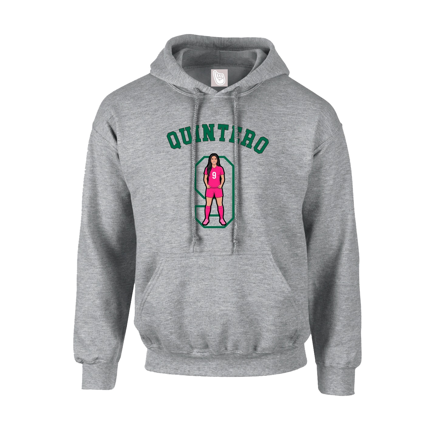 Youth Hoodie — Shirsey Arch in Grey